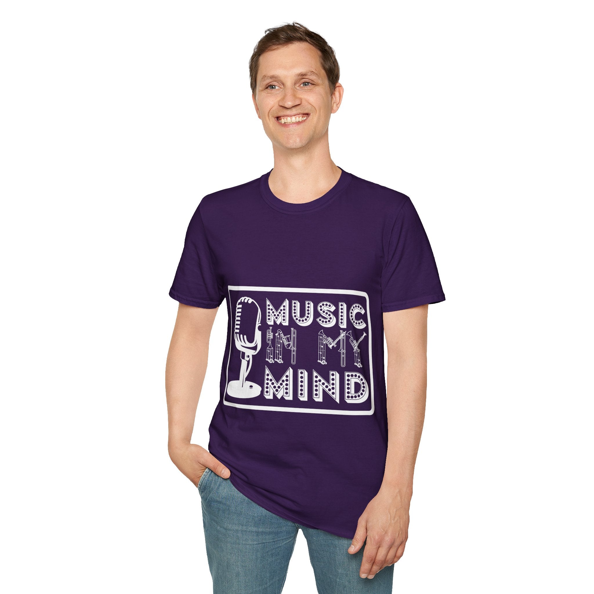 "Music In My Mind" Unisex Soft style T-Shirt