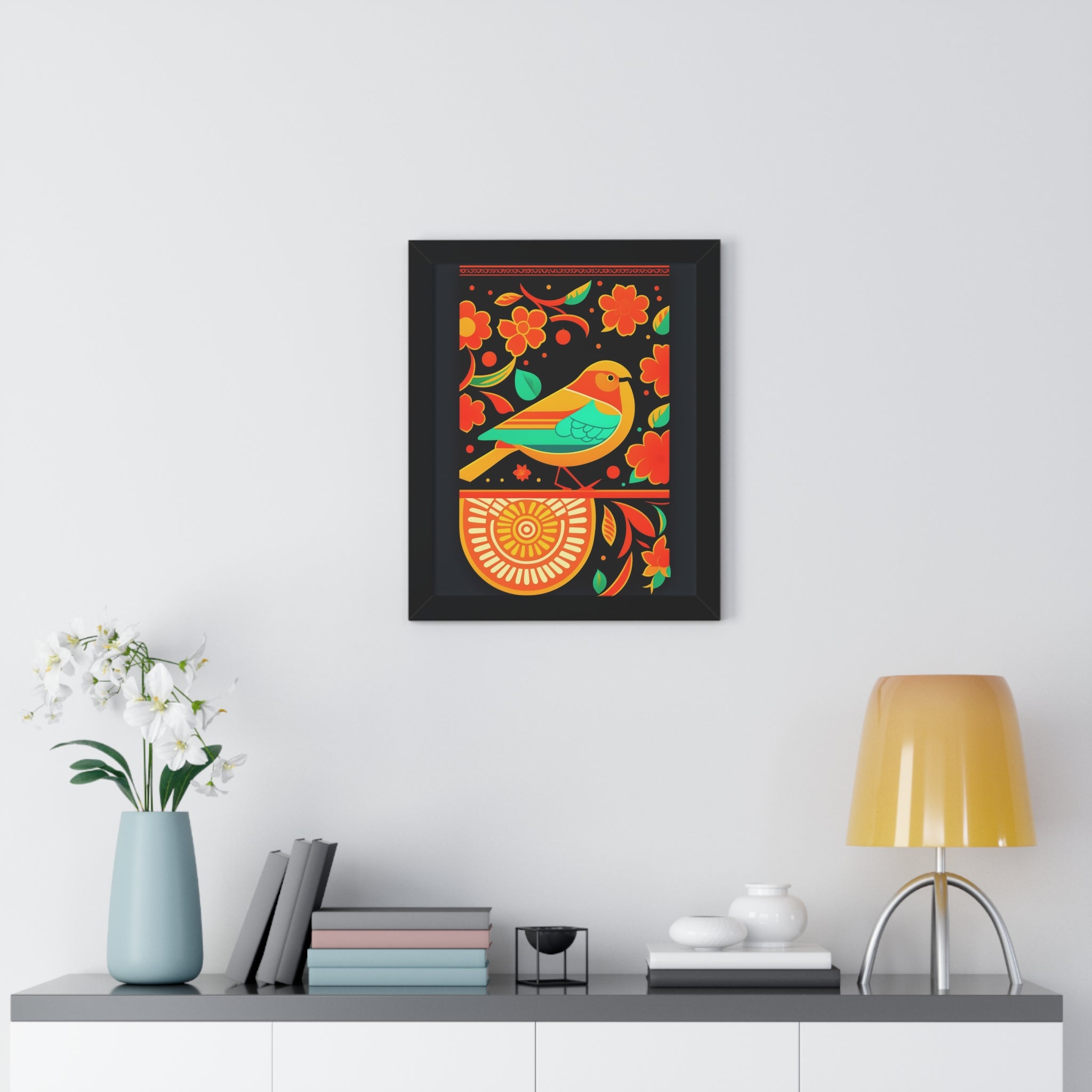 "BOHO" Framed Vertical Poster