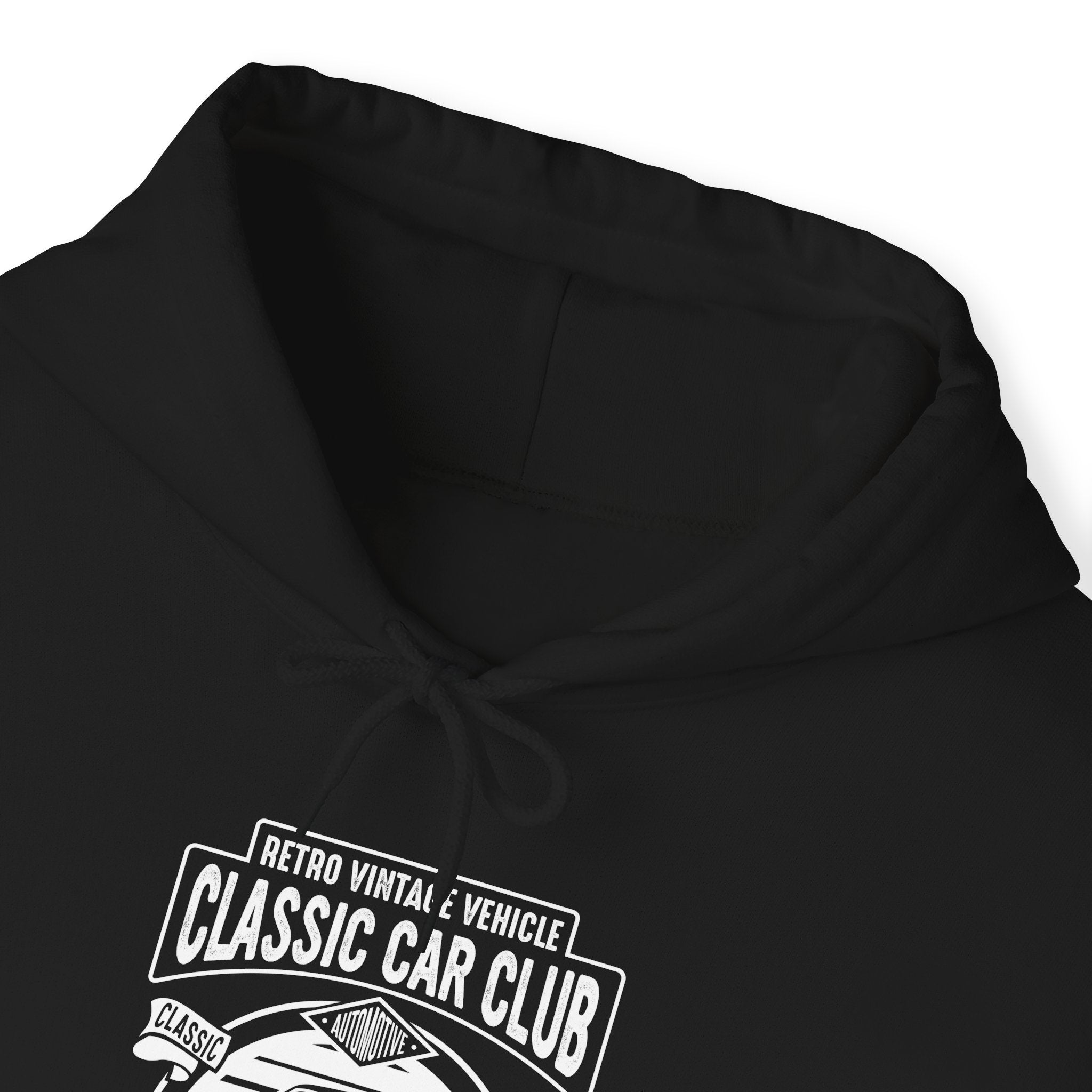 "RETRO VINTAGE VEHICLE CLASSIC CAR CLUB CLASSIC CAR COMMUNITY" Unisex Heavy Blend™ Hooded Sweatshirt