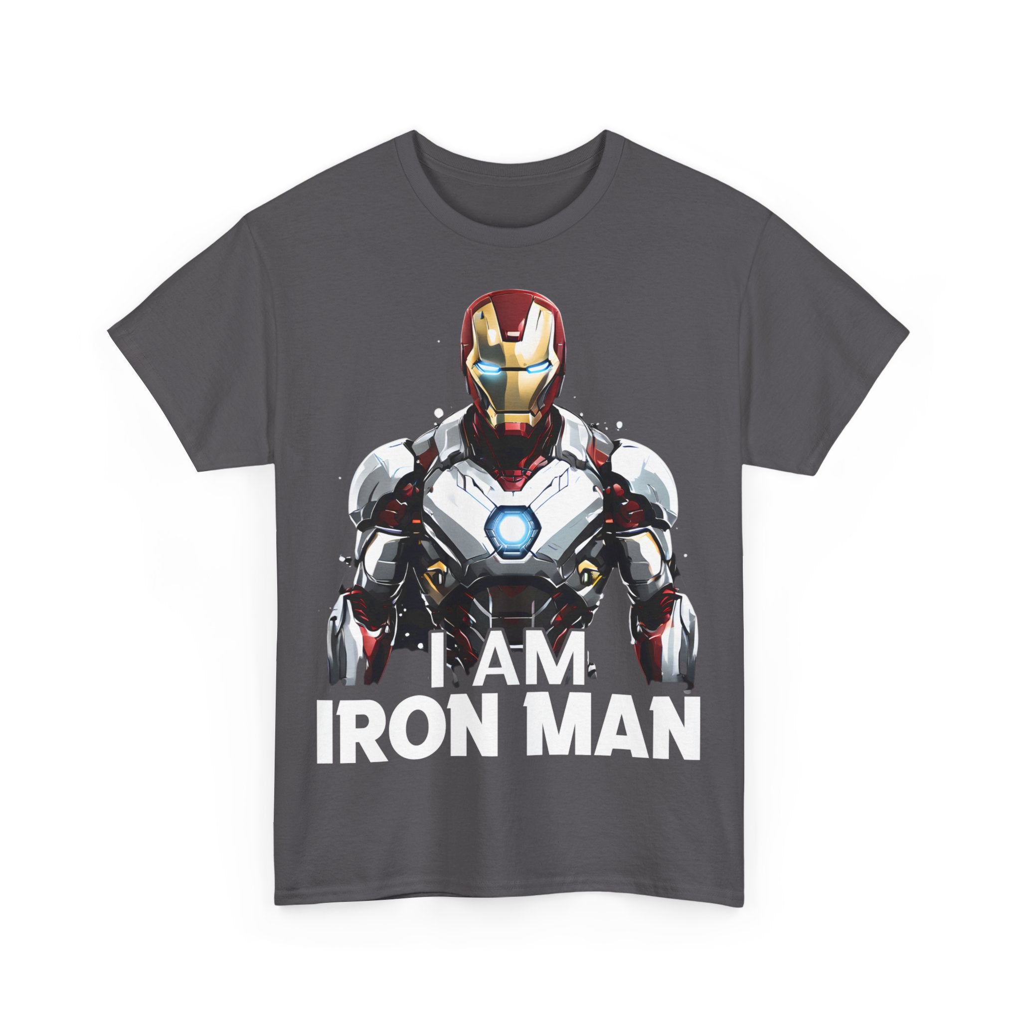 "I AM IRON MAN" Unisex Heavy Cotton Tee