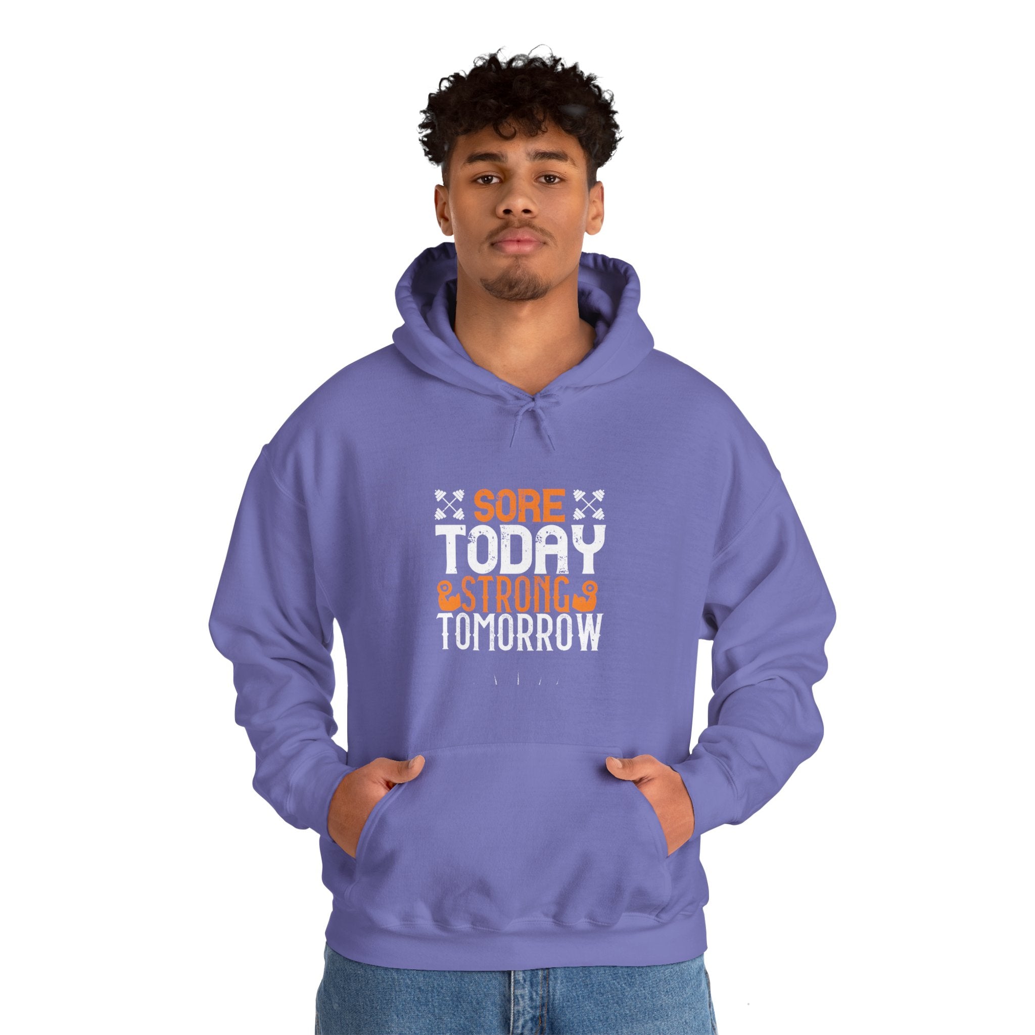 "Sore Today  StrongTomorrow" Unisex Heavy Blend™ Hooded Sweatshirt