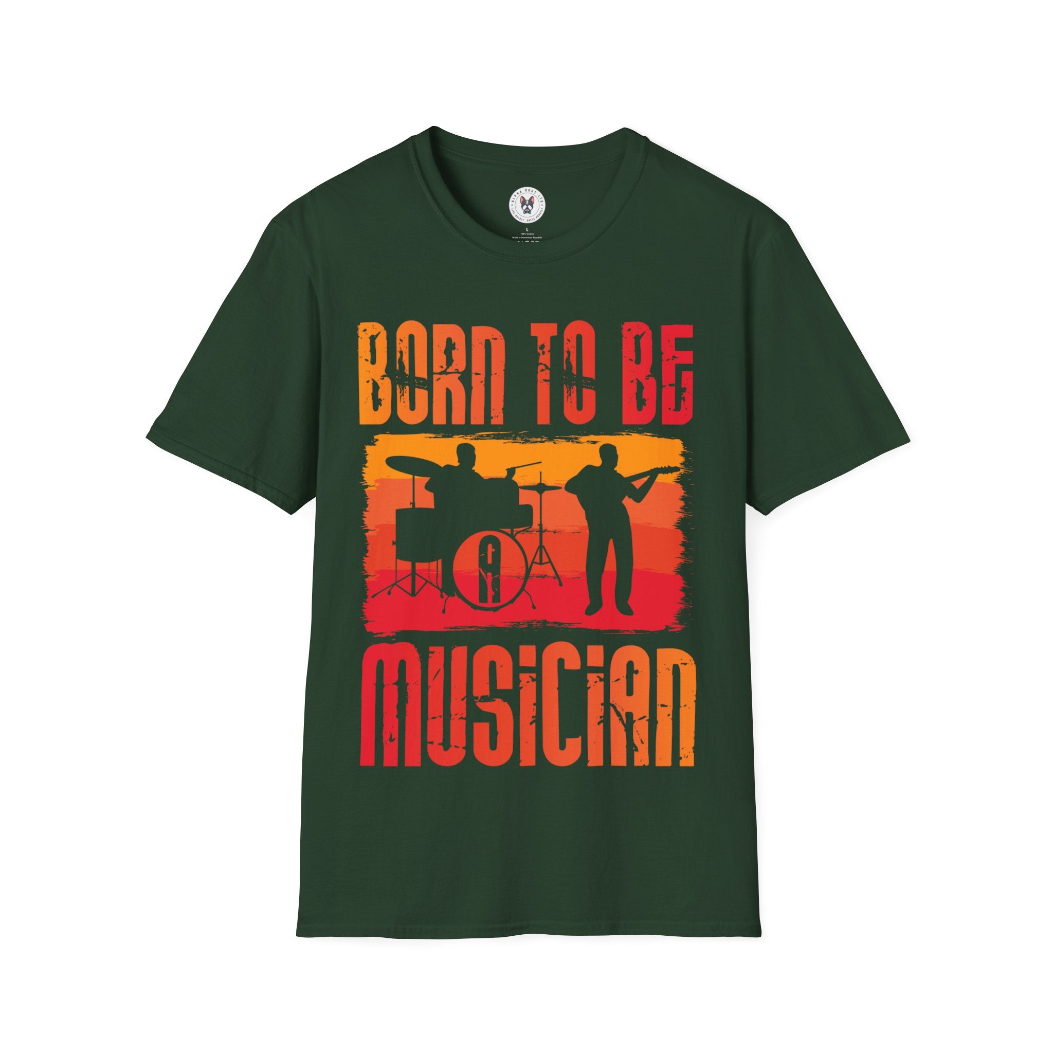 "Born To Be Musician" Unisex Soft style T-Shirt