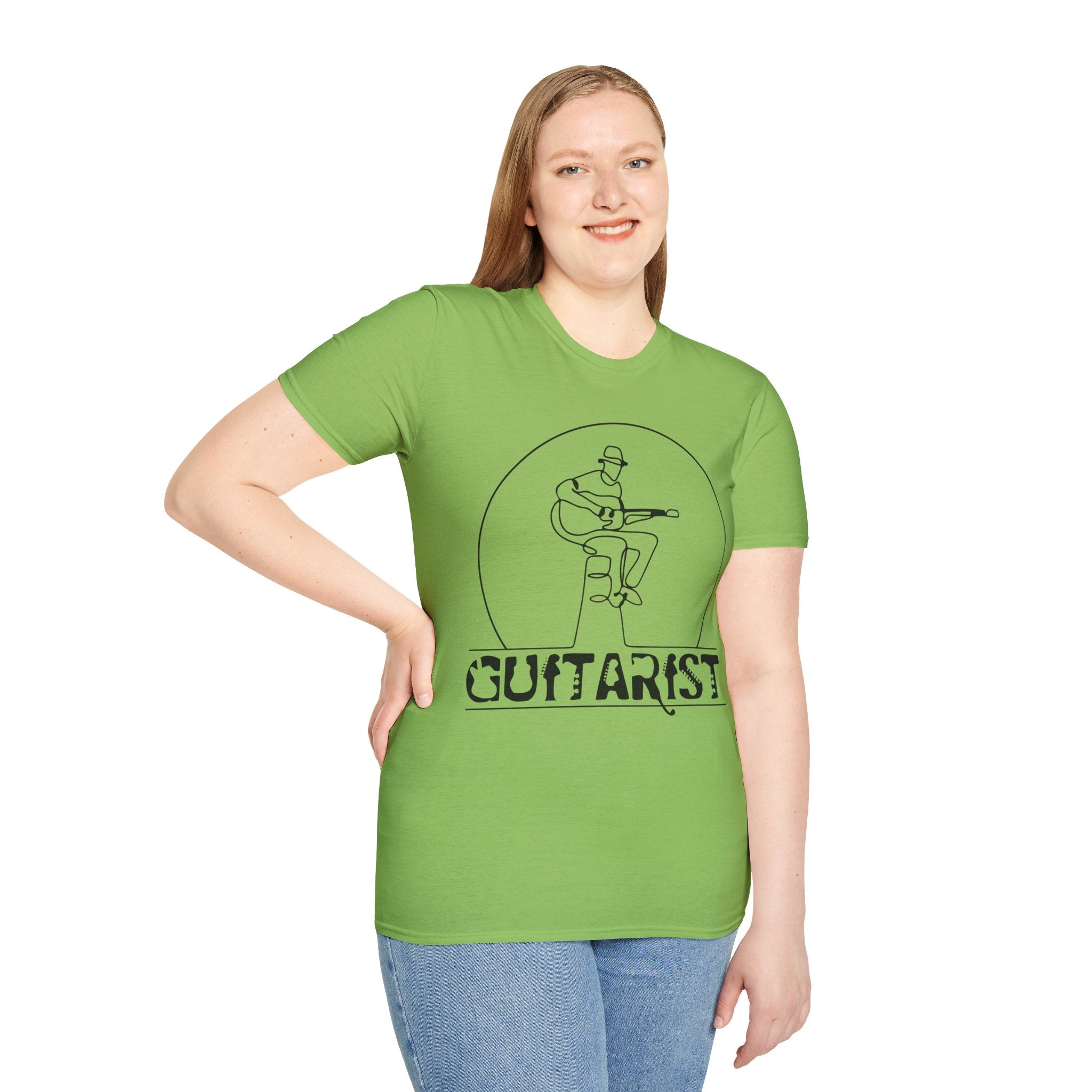 "Guitarist" Unisex Soft style T-Shirt