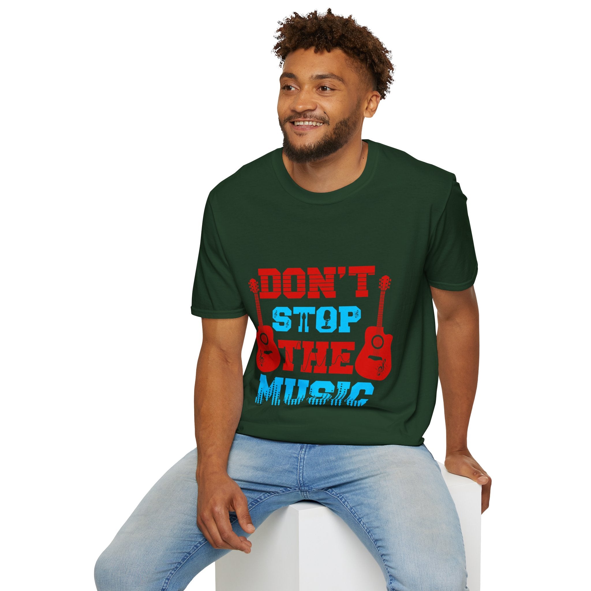 "Don't Stop The Music" Unisex Soft style T-Shirt