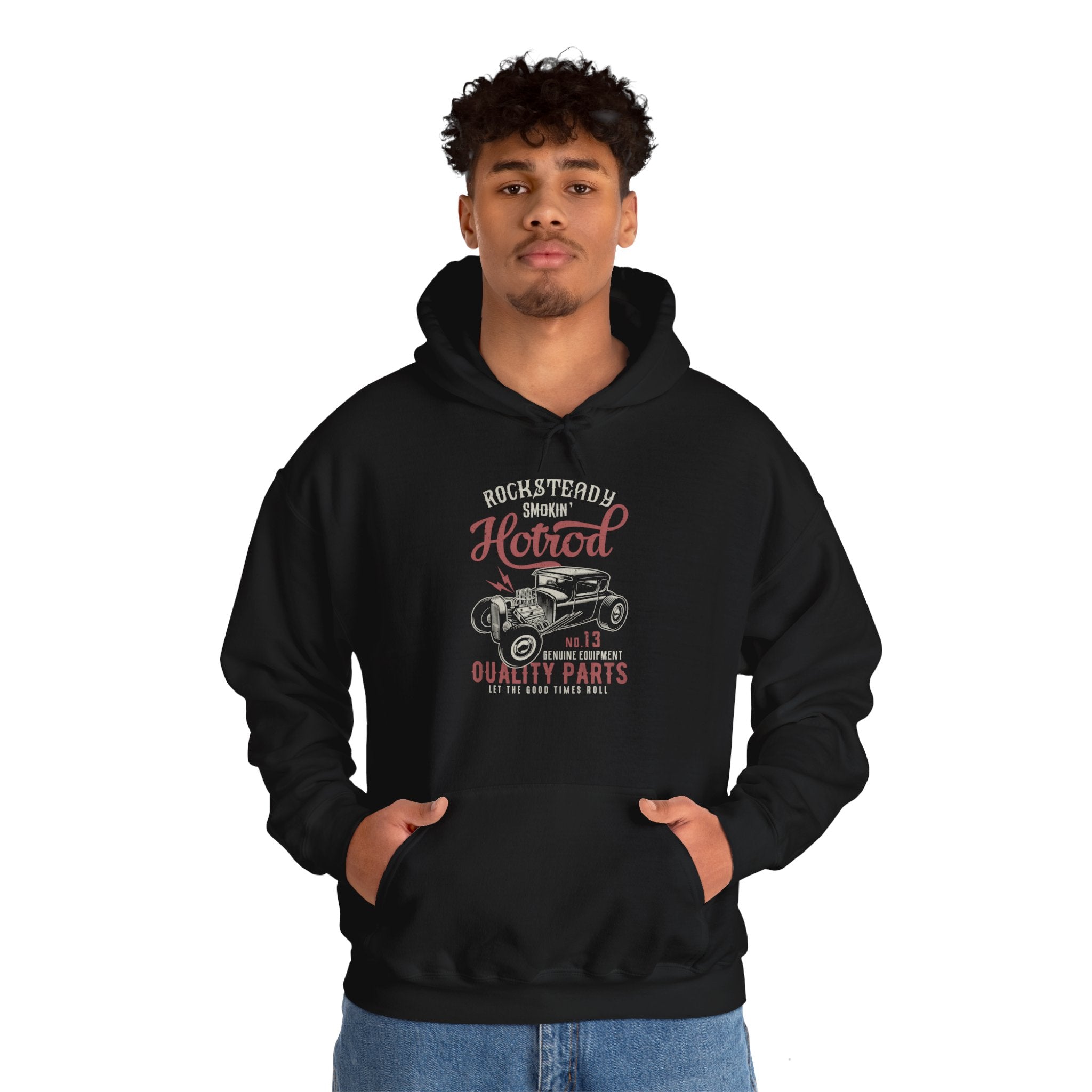 "HOTROD QUALITY PARTS" Unisex Heavy Blend™ Hooded Sweatshirt