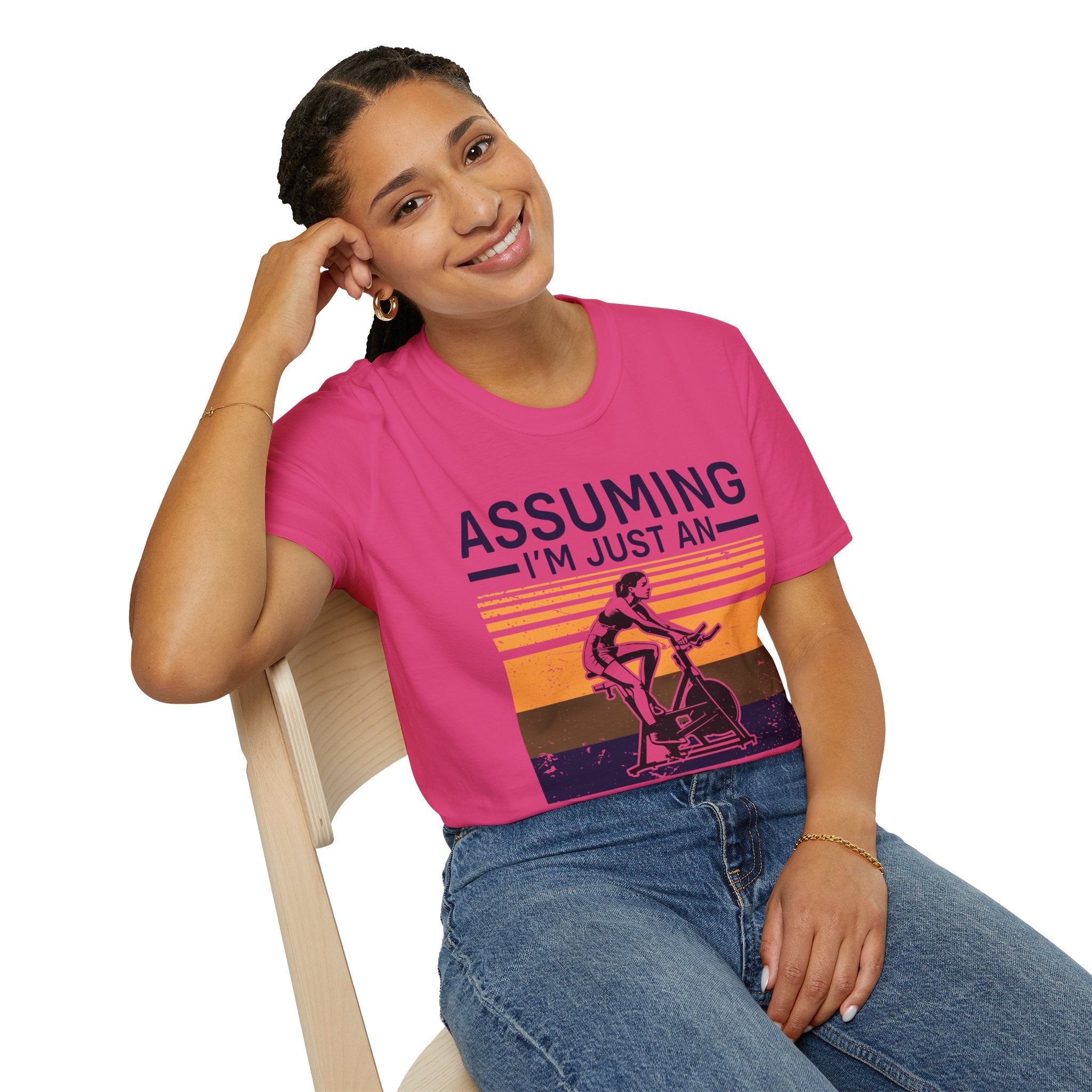 "Assuming I M Just An Old Lady Was Your First Mistake" Unisex Soft style T-Shirt