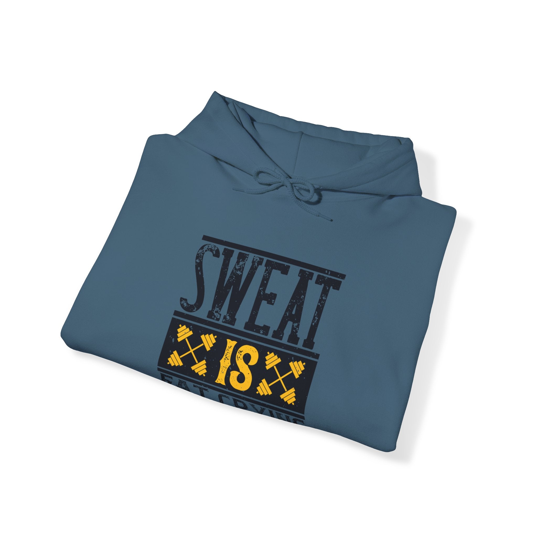 "Sweat Is Fat Crying" Unisex Heavy Blend™ Hooded Sweatshirt