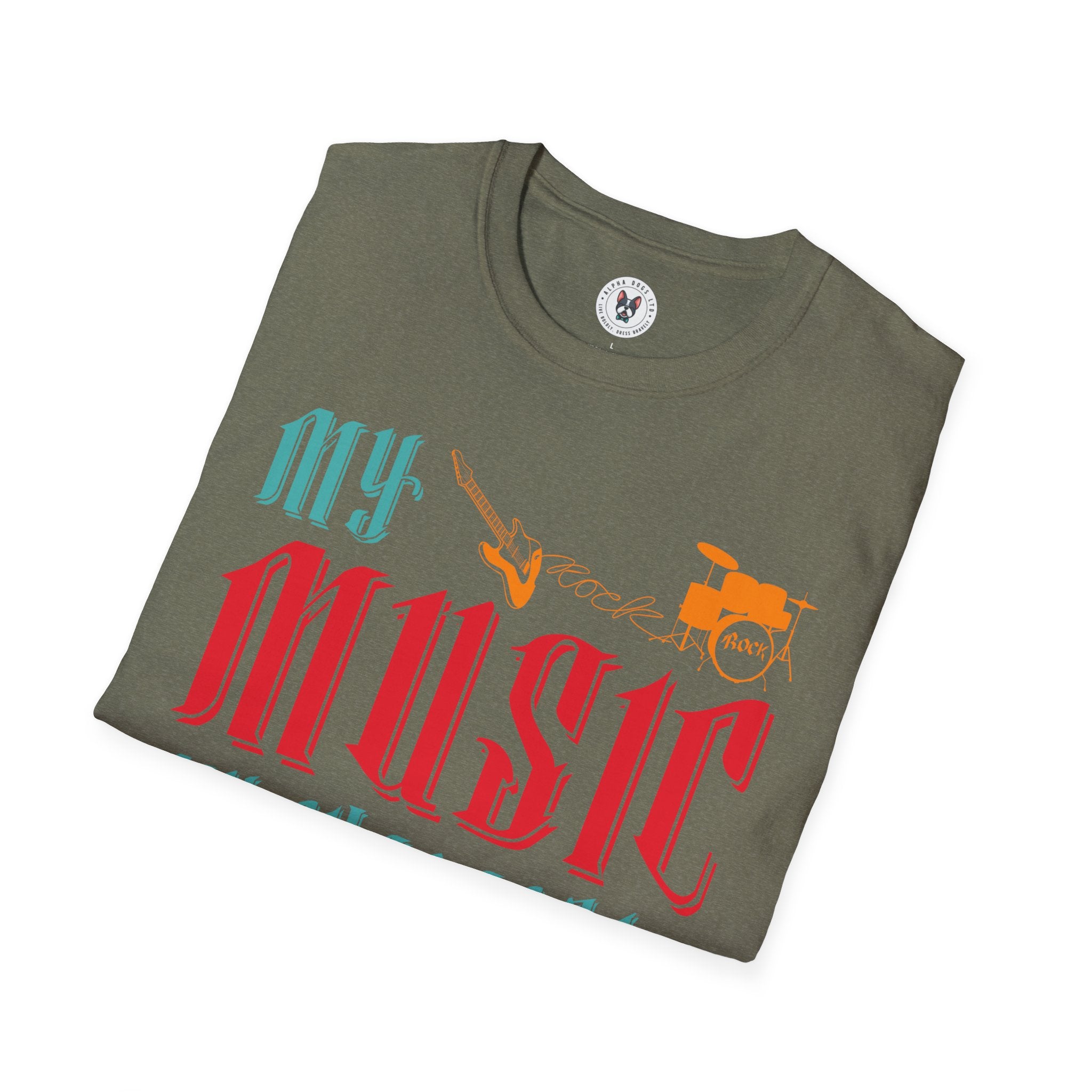 "My Music My Character Rock And Roll Station" Unisex Soft style T-Shirt