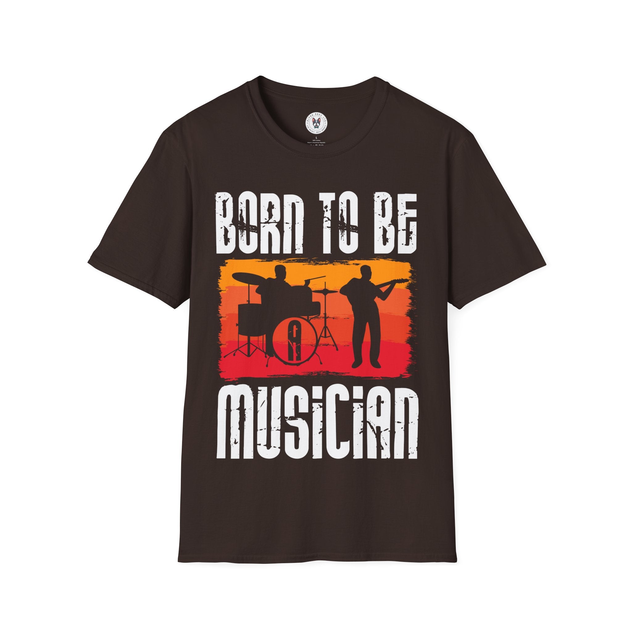 "Born To Be Musician" Unisex Soft style T-Shirt