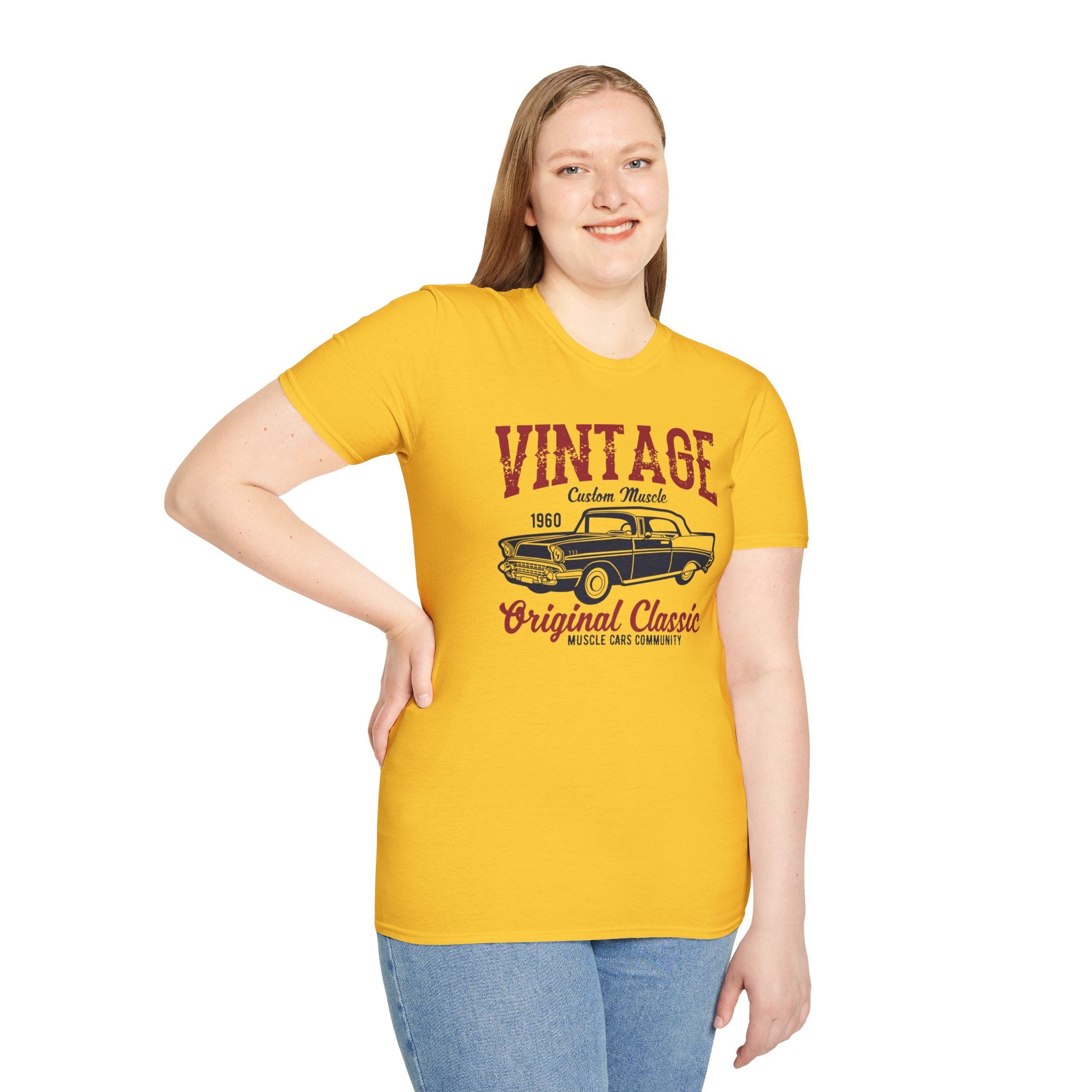 "VINTAGE ORIGINAL CLASSIC" Unisex Soft style T-Shirt