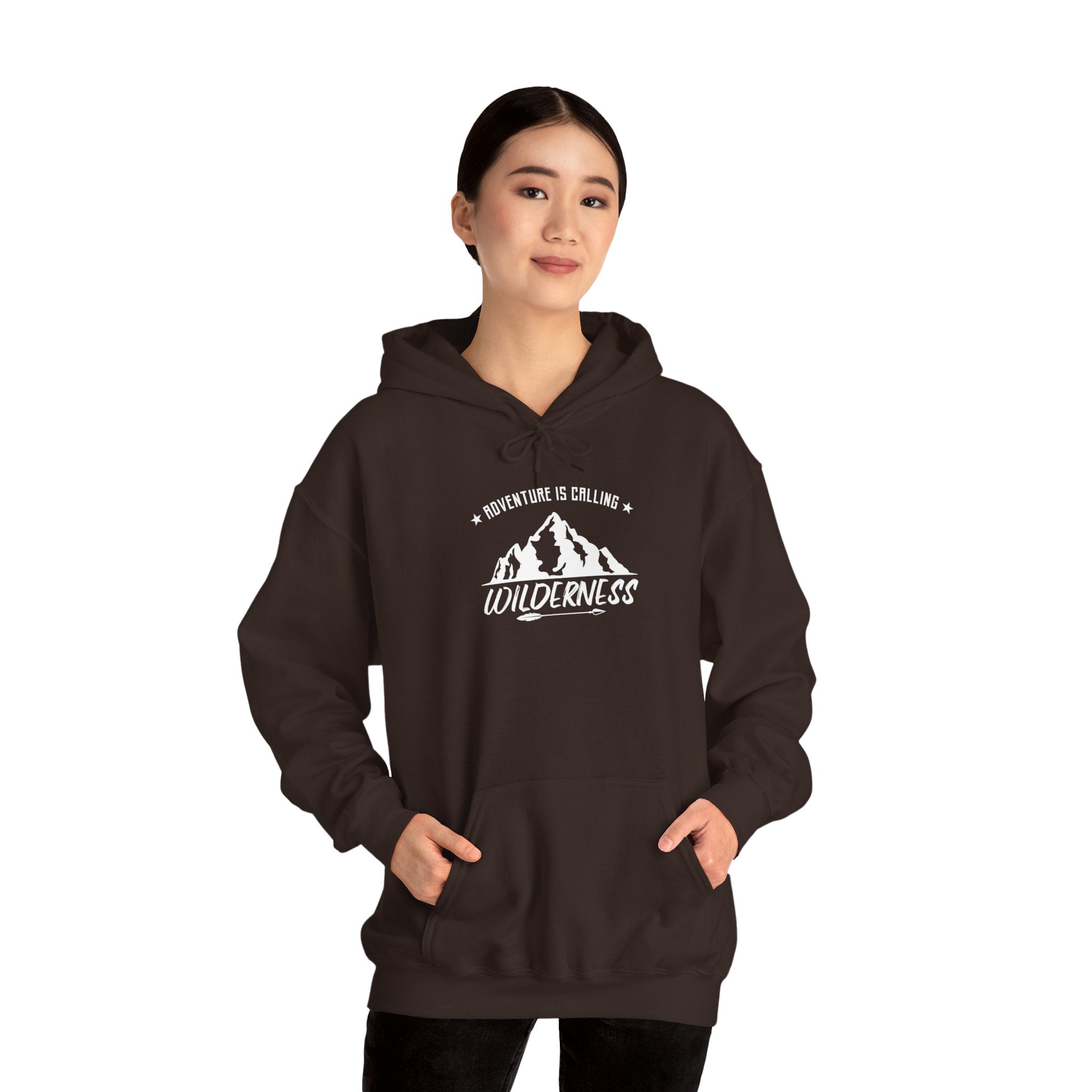 "Adventure Is Calling" Unisex Heavy Blend™ Hooded Sweatshirt