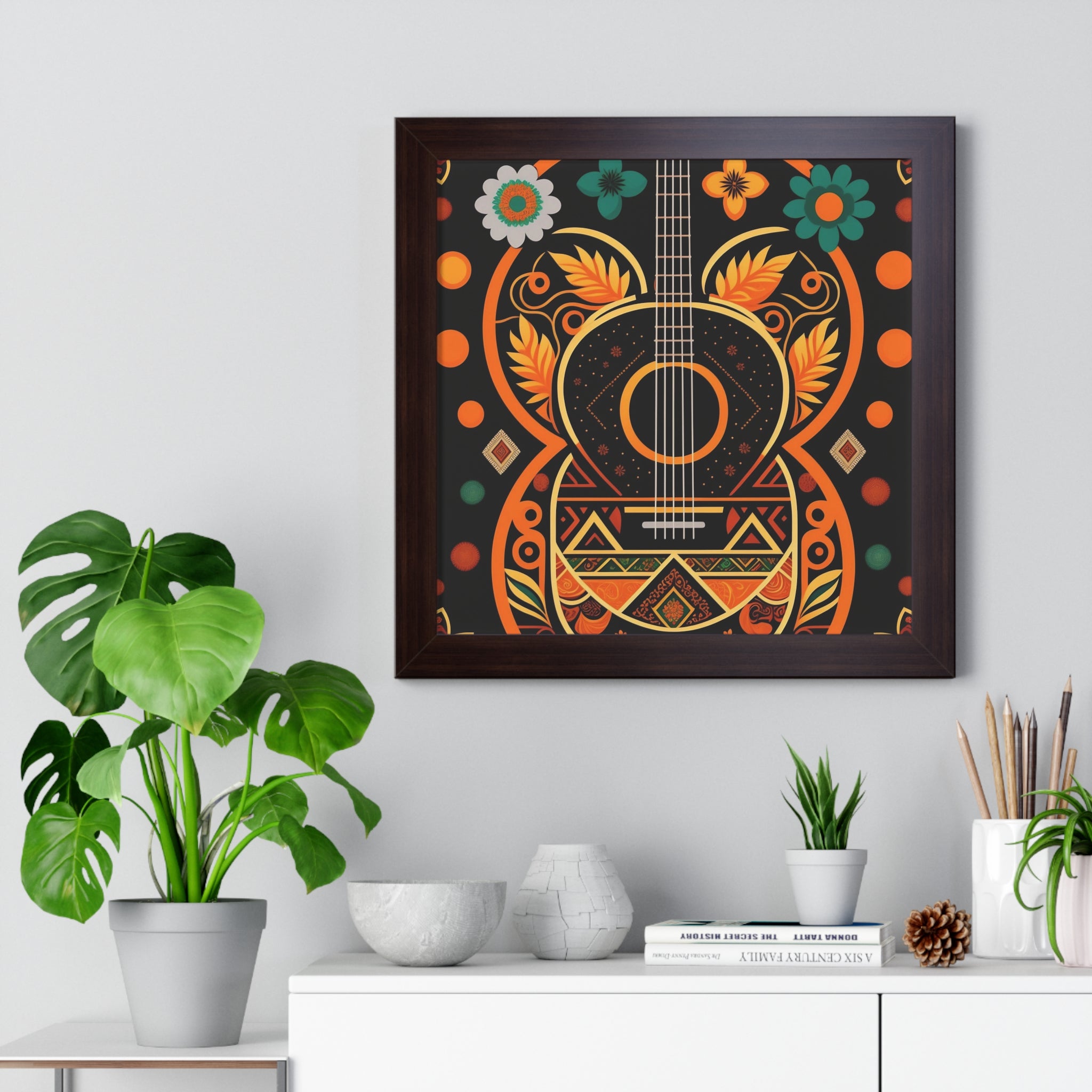 "BOHO" Framed Vertical Poster