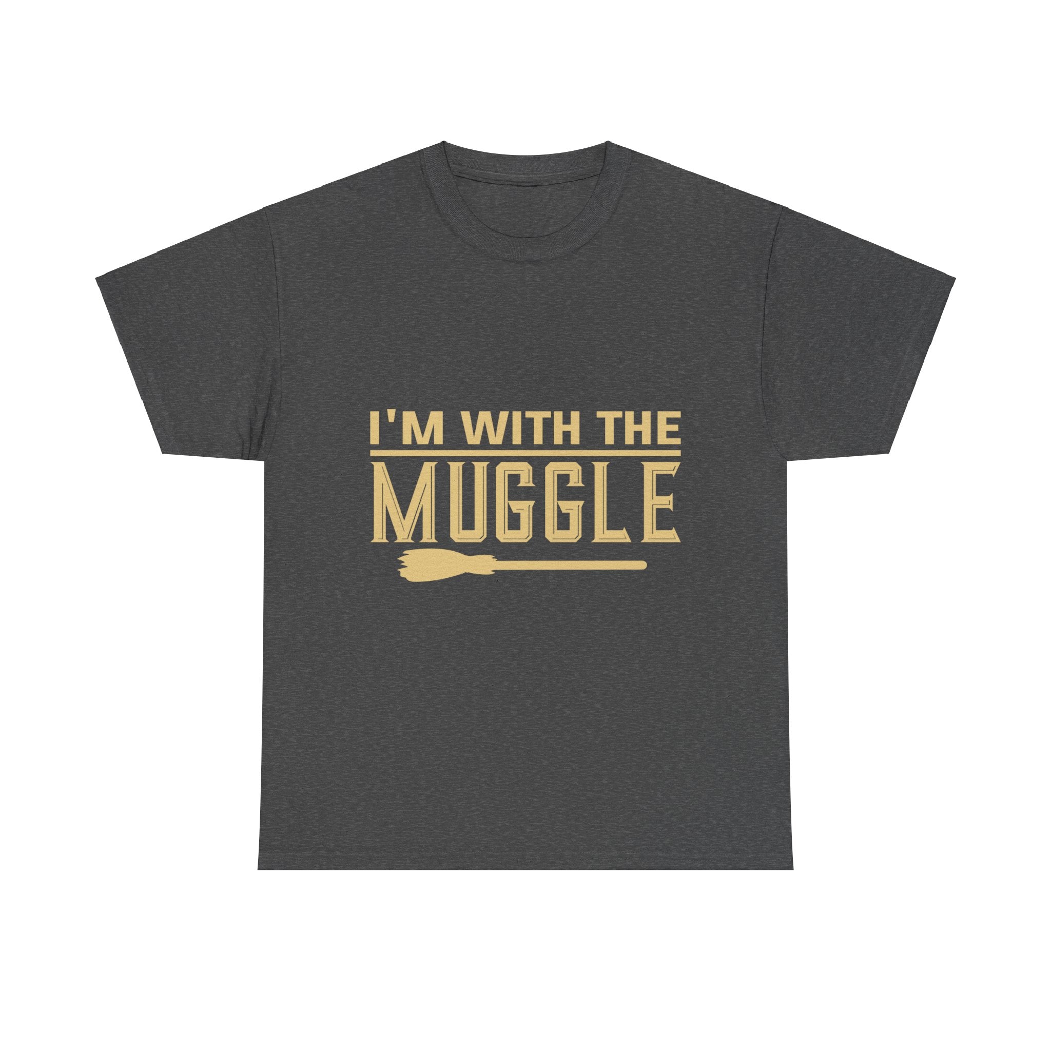 "I'm With The Muggle" Unisex Heavy Cotton Tee