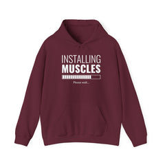 "Installing Muscles" Unisex Heavy Blend™ Hooded Sweatshirt