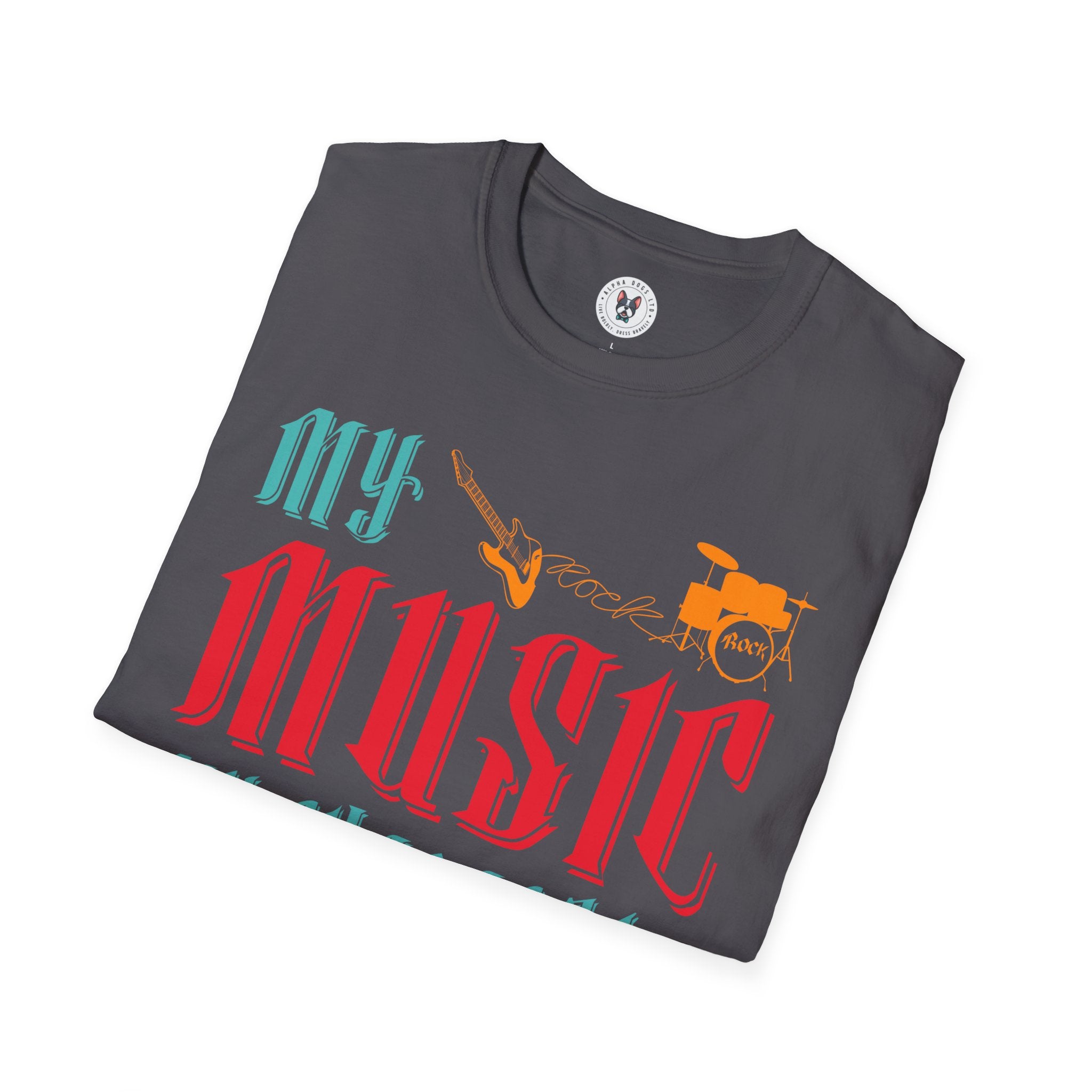 "My Music My Character Rock And Roll Station" Unisex Soft style T-Shirt