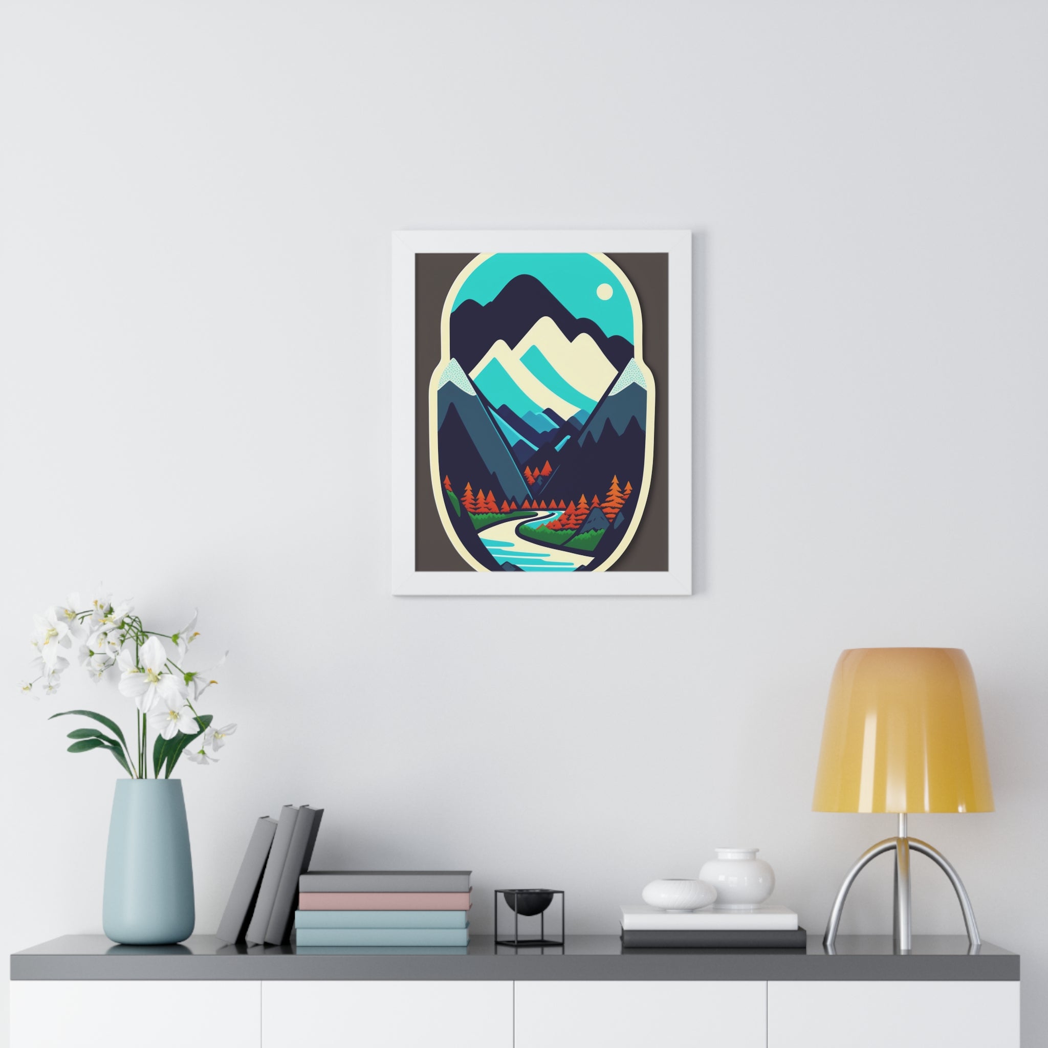 "BOHO" Framed Vertical Poster