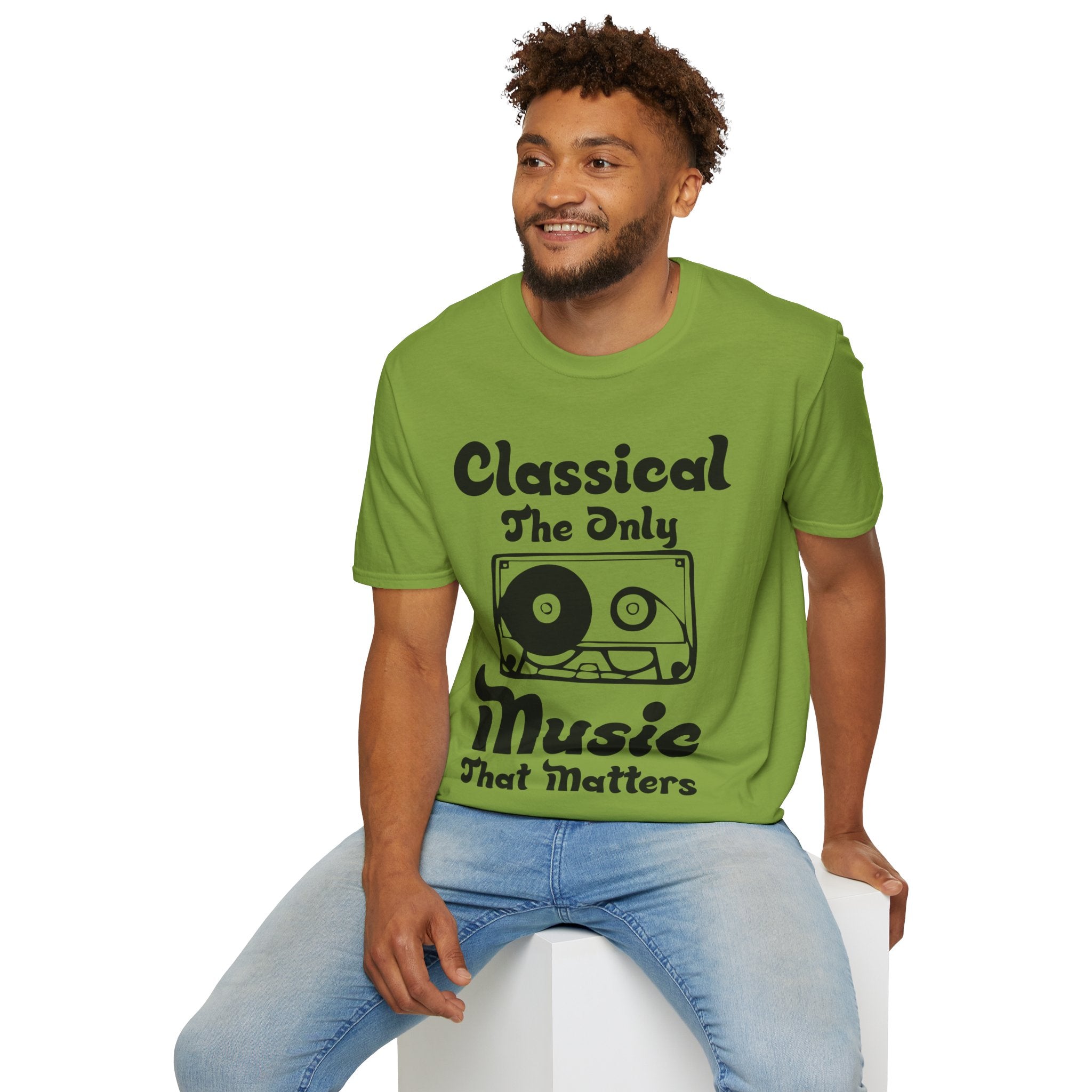 "Classical The Only Music That Matters" Unisex Soft style T-Shirt