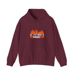 "All You Need Is Music" Unisex Heavy Blend™ Hooded Sweatshirt