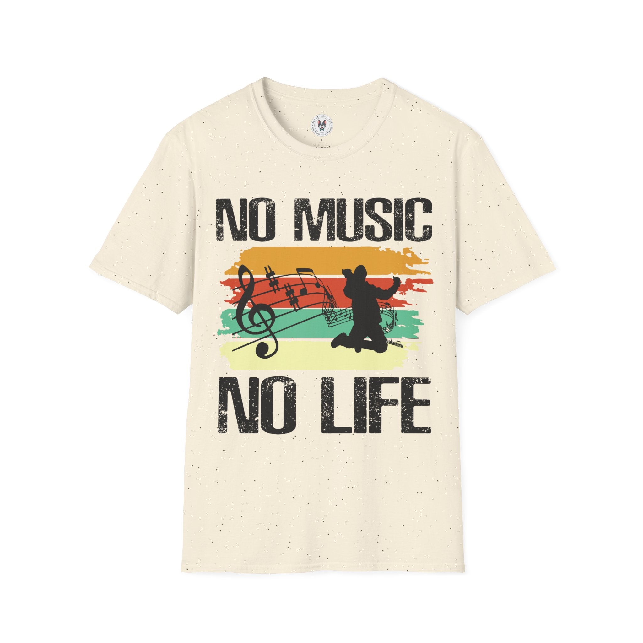 "No Music No Life"  Unisex Soft style T-Shirt