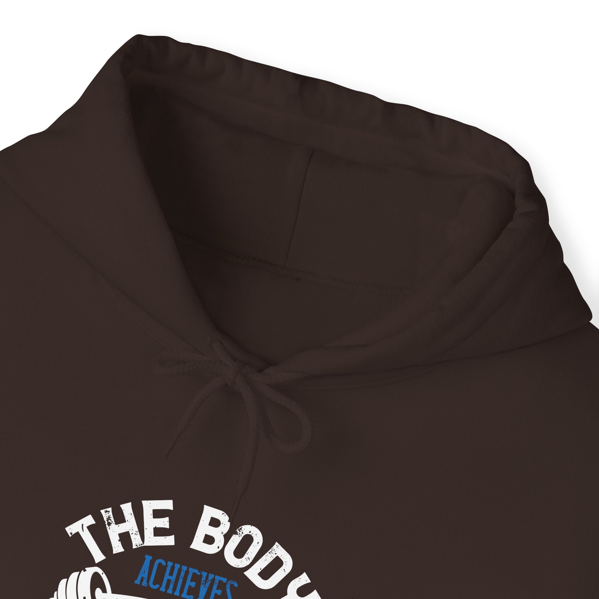 "The body achieves what the mind believes" Unisex Heavy Blend™ Hooded Sweatshirt