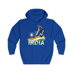 Indian Cricket Unisex Full Zip Hoodie