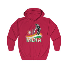 Indian Cricket Unisex Full Zip Hoodie