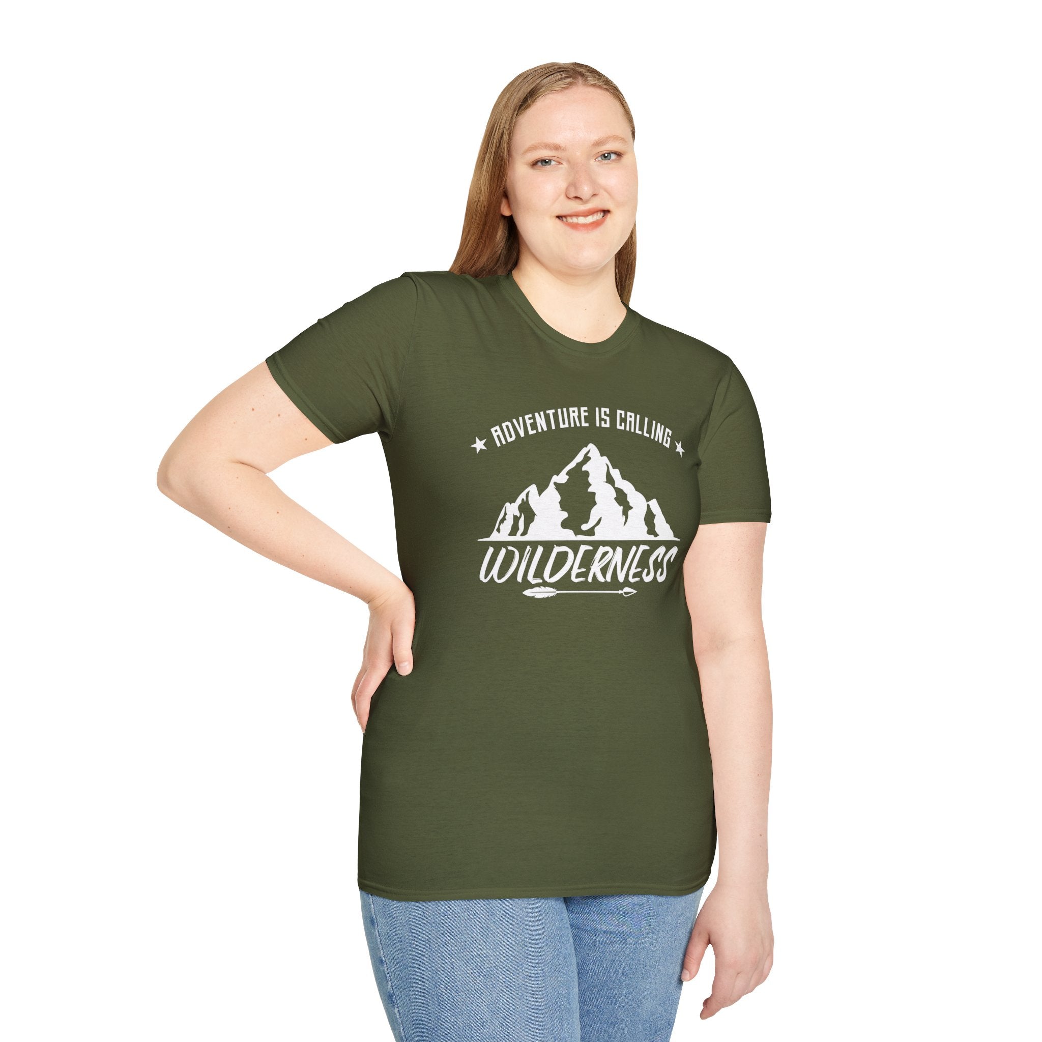 "Adventure Is Calling" Unisex Soft Style T-Shirt