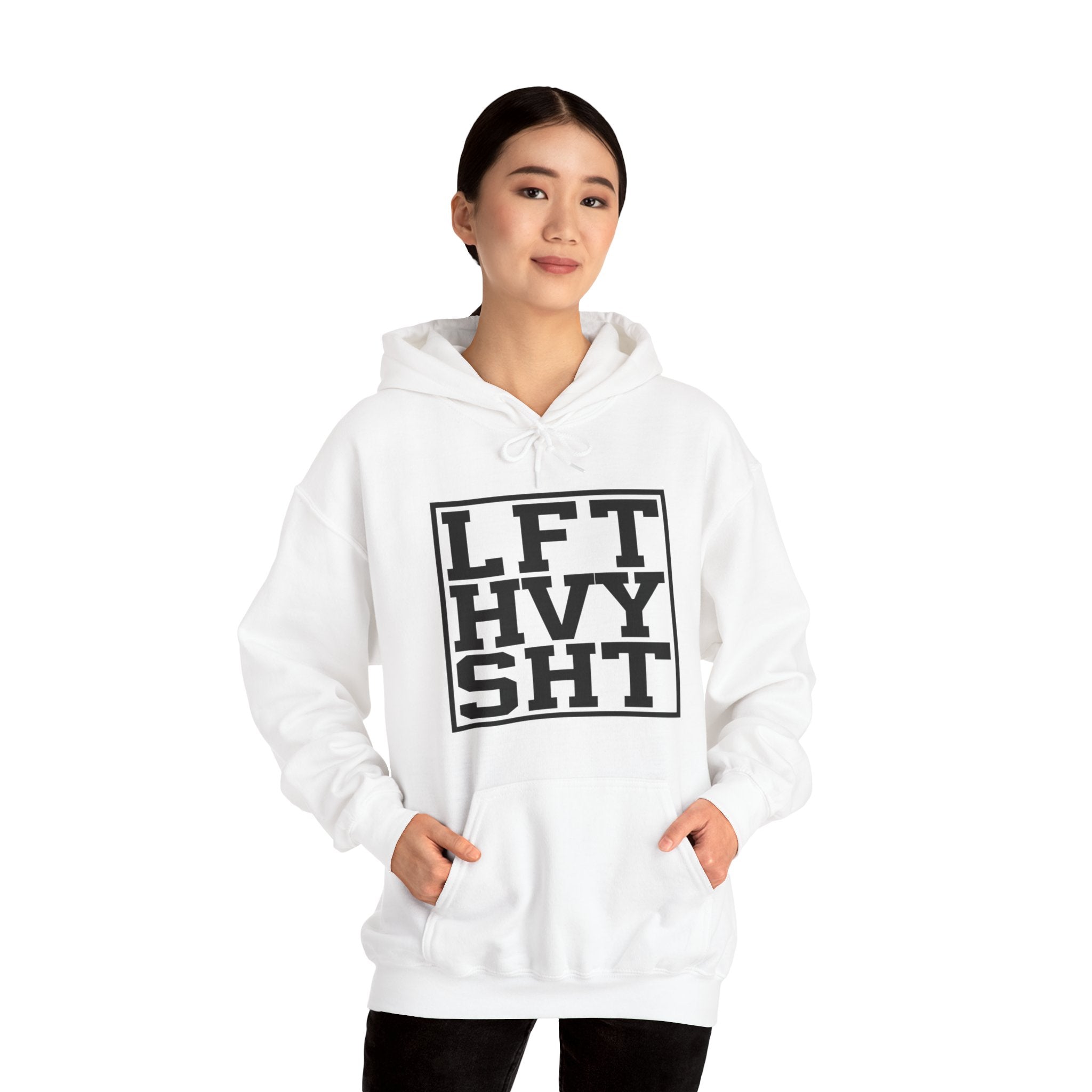 "Lift Heavy Shit" Unisex Heavy Blend™ Hooded Sweatshirt