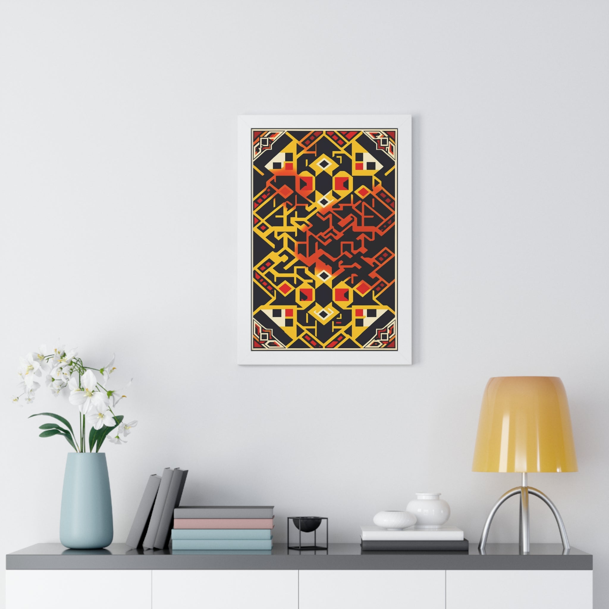 "BOHO" Framed Vertical Poster