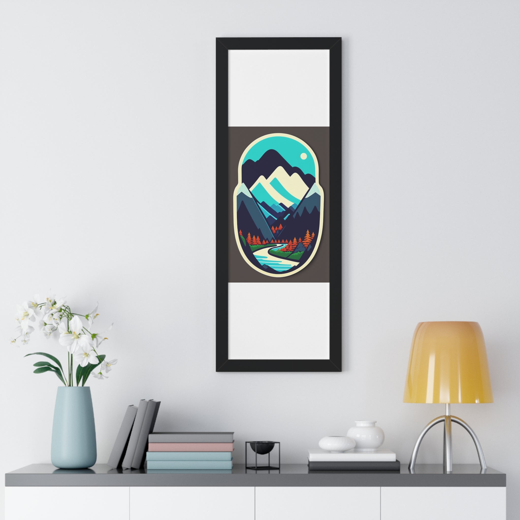 "BOHO" Framed Vertical Poster