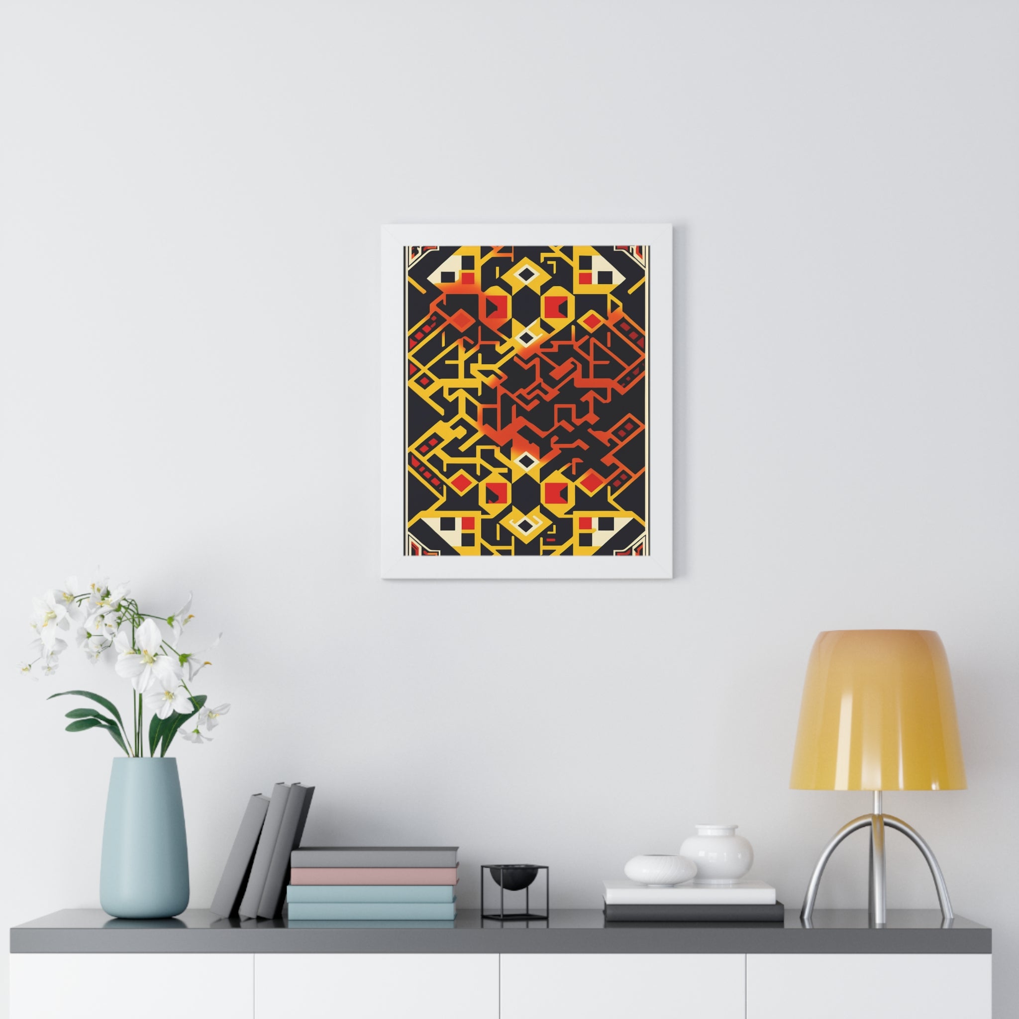 "BOHO" Framed Vertical Poster