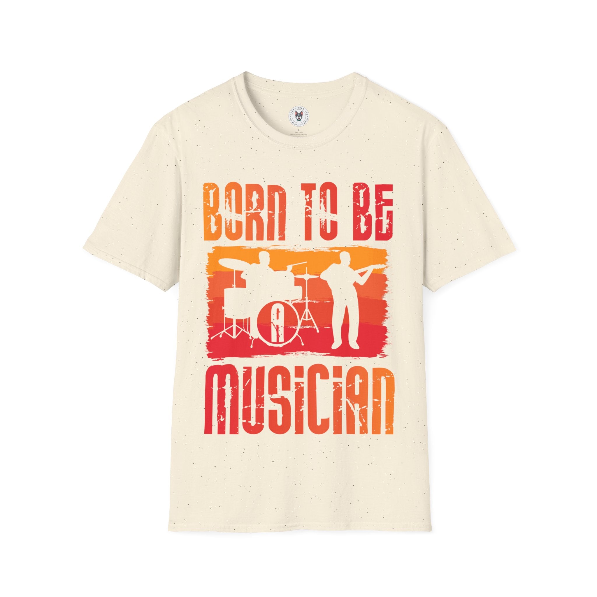 "Born To Be Musician" Unisex Soft style T-Shirt