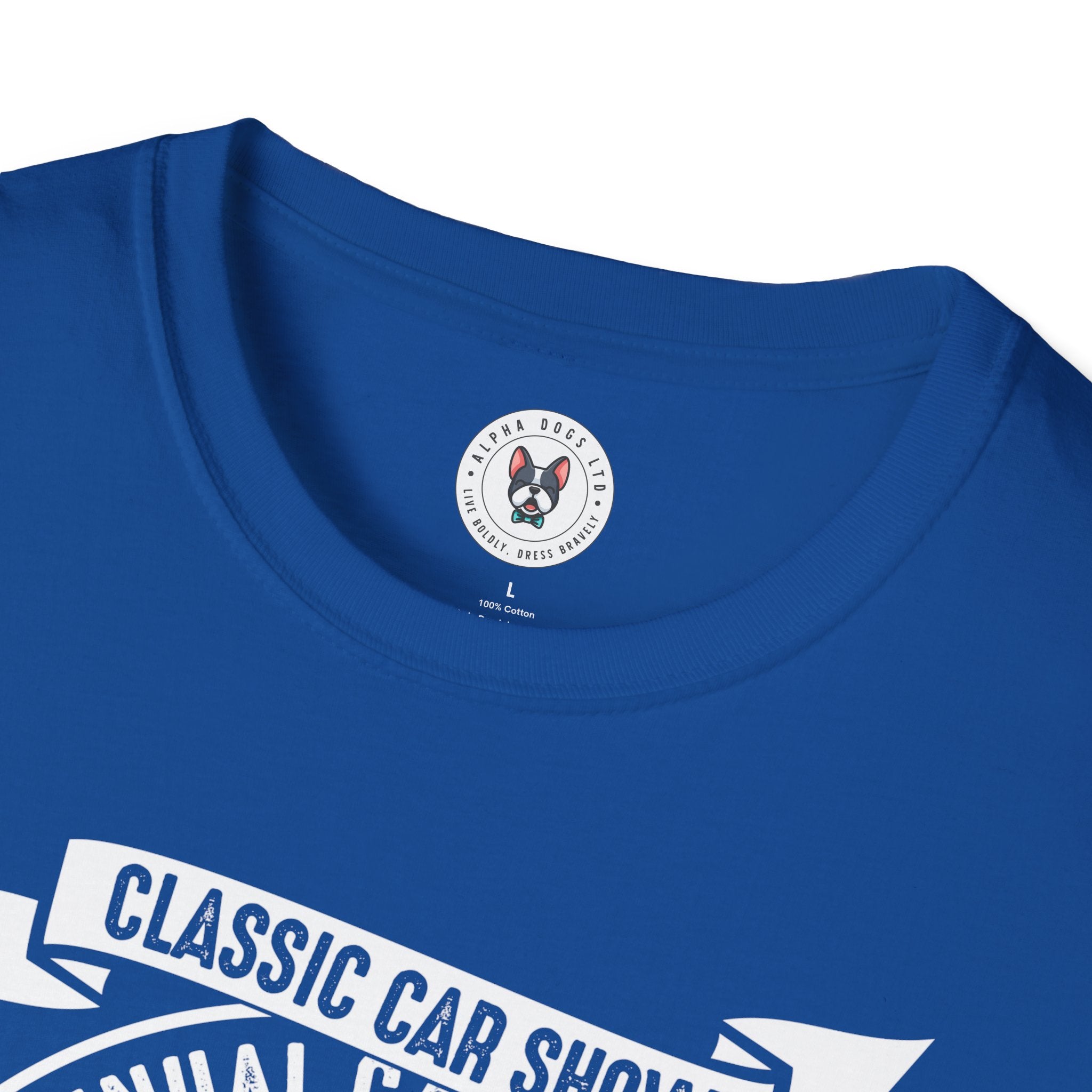 "CLASSIC CAR SHOW COMMUNITY DAY" Unisex Soft style T-Shirt