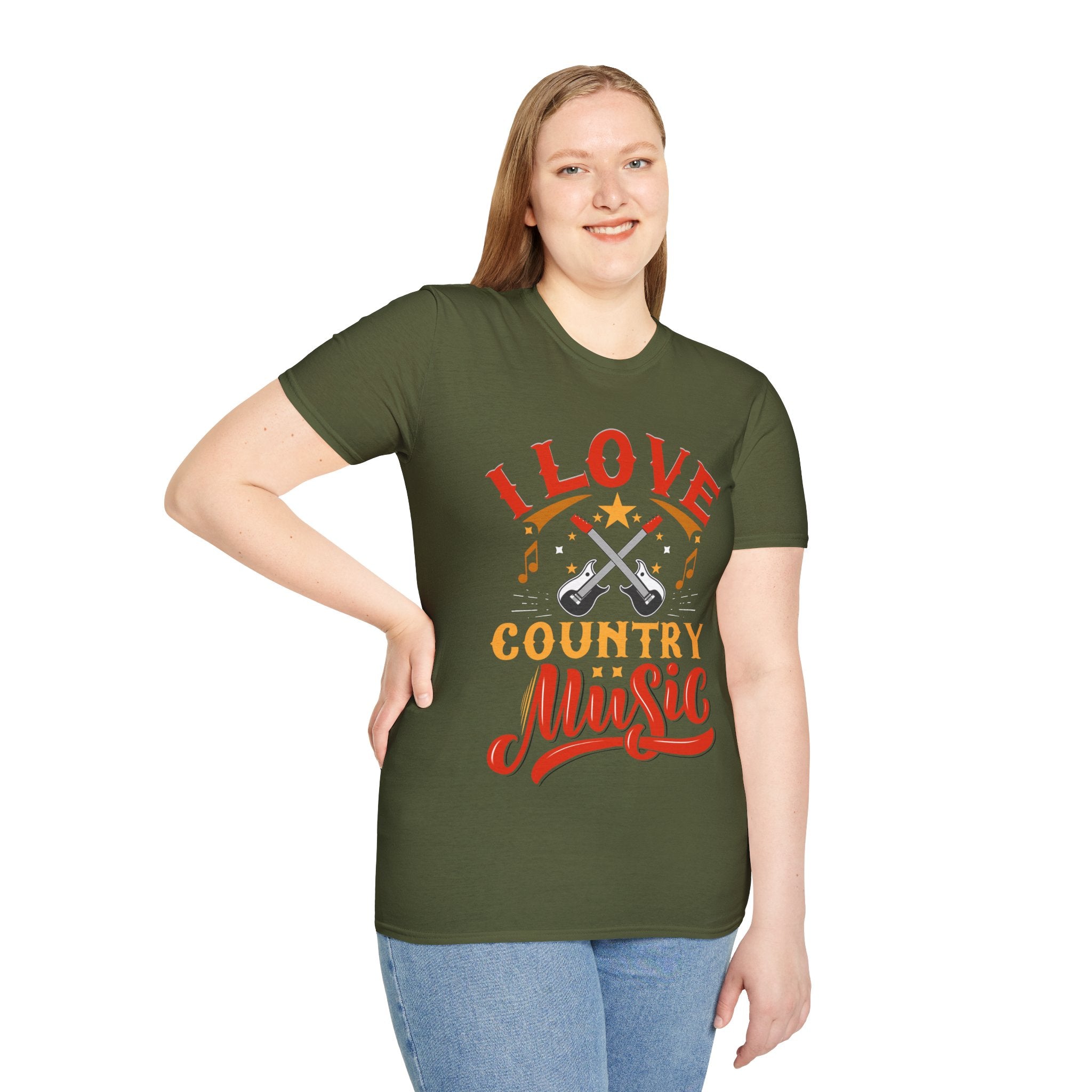 "I Love Country Music" Unisex Soft style T-Shirt