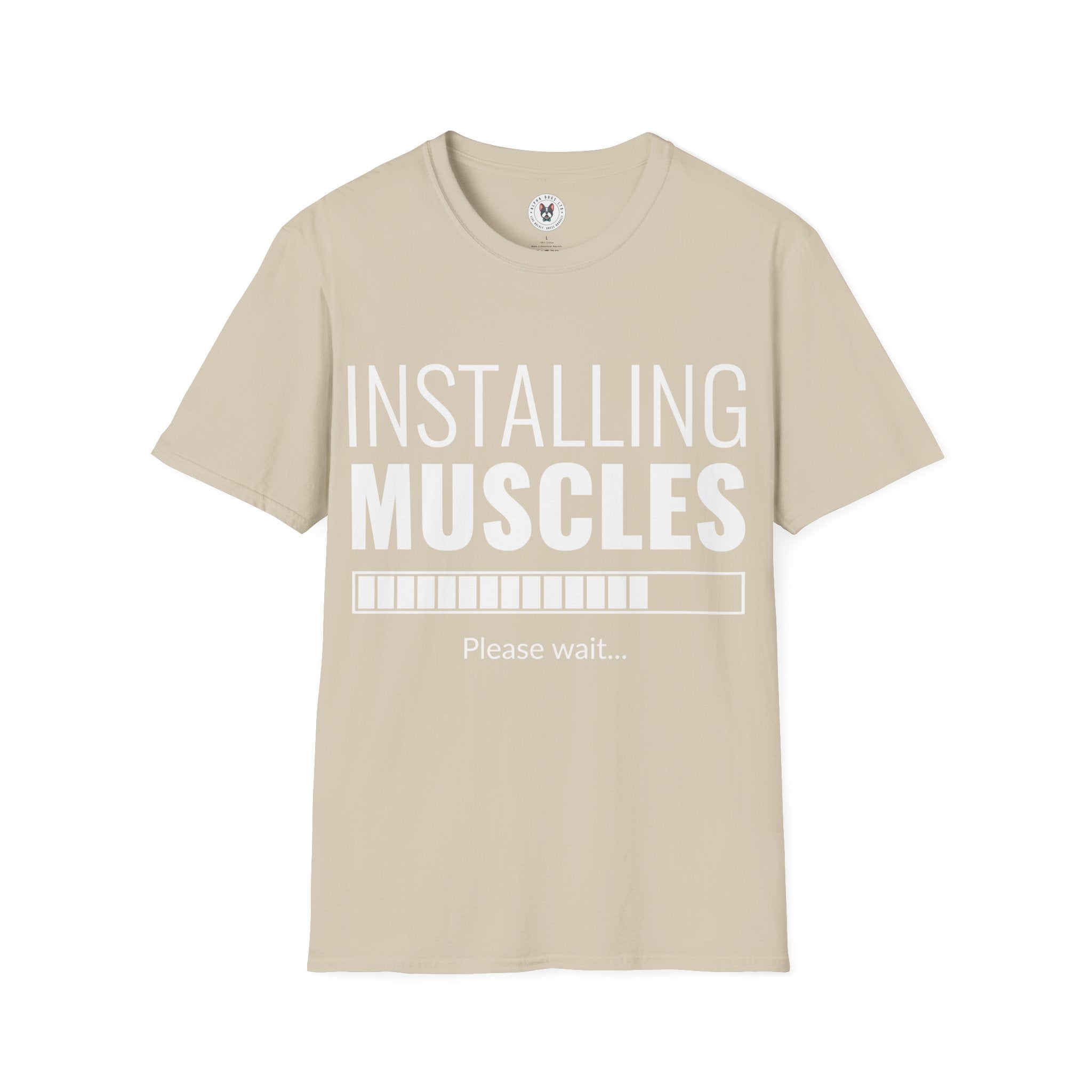 "Installing Muscles" Unisex Soft style T-Shirt