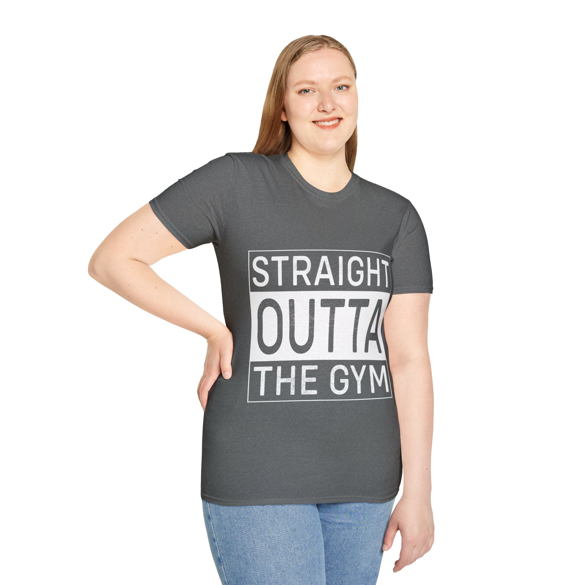 "Straight Outta The Gym" Unisex Soft style T-Shirt