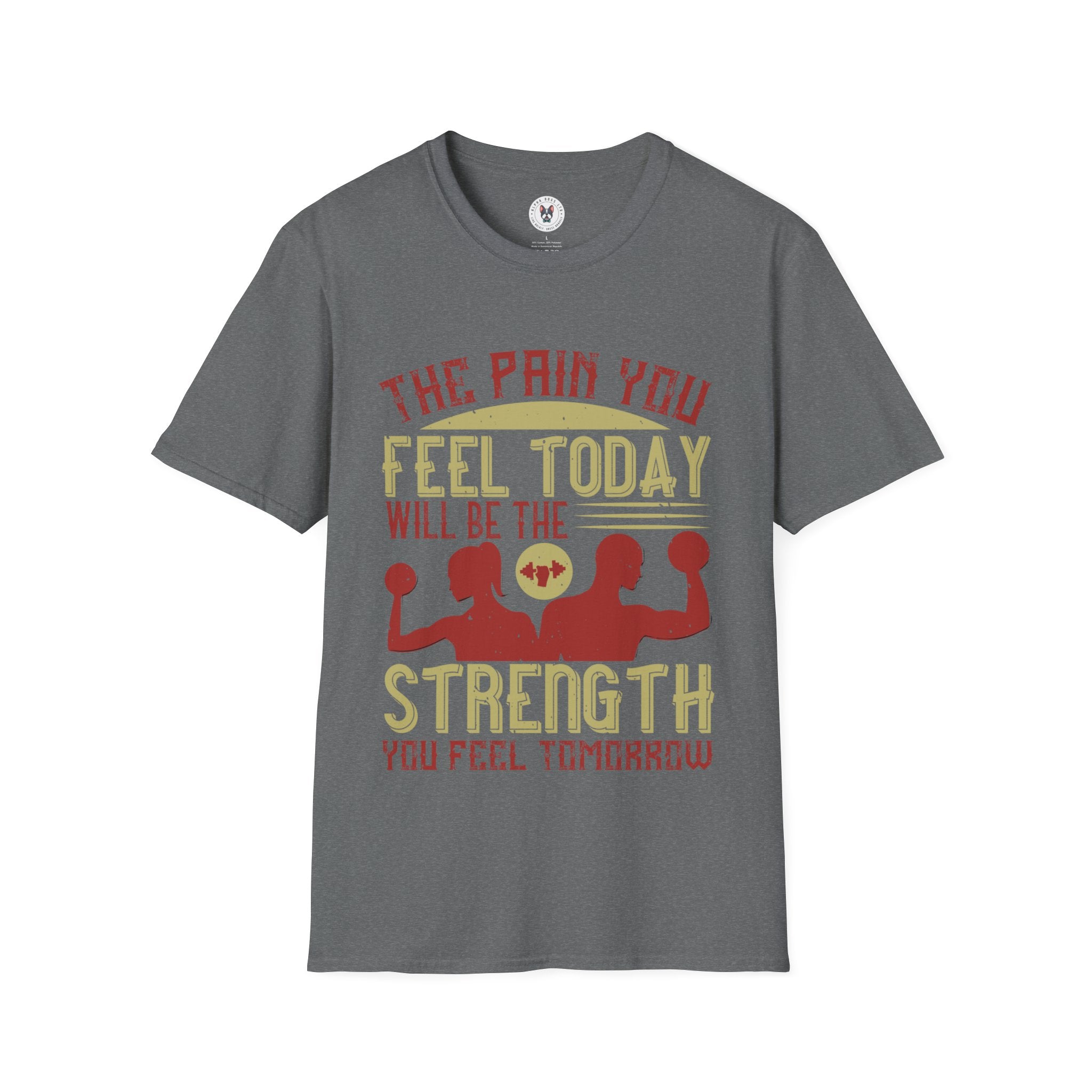 "The pain you feel today, will be the strength you feel tomorrow" Unisex Soft style T-Shirt