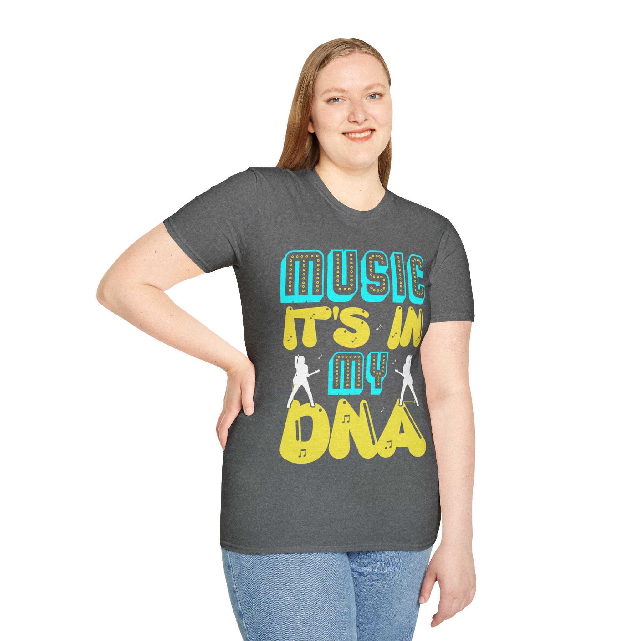 "Music Its In My DNA" Unisex Soft style T-Shirt