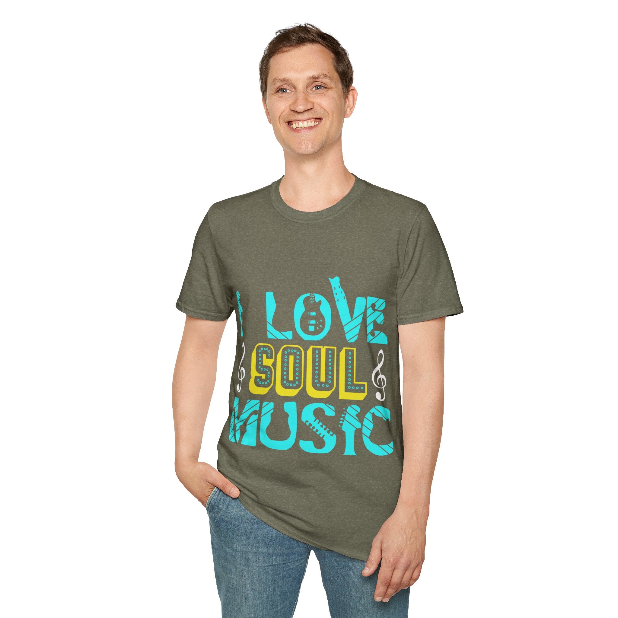 "I Love Soul Music" Unisex Soft style T-Shirt