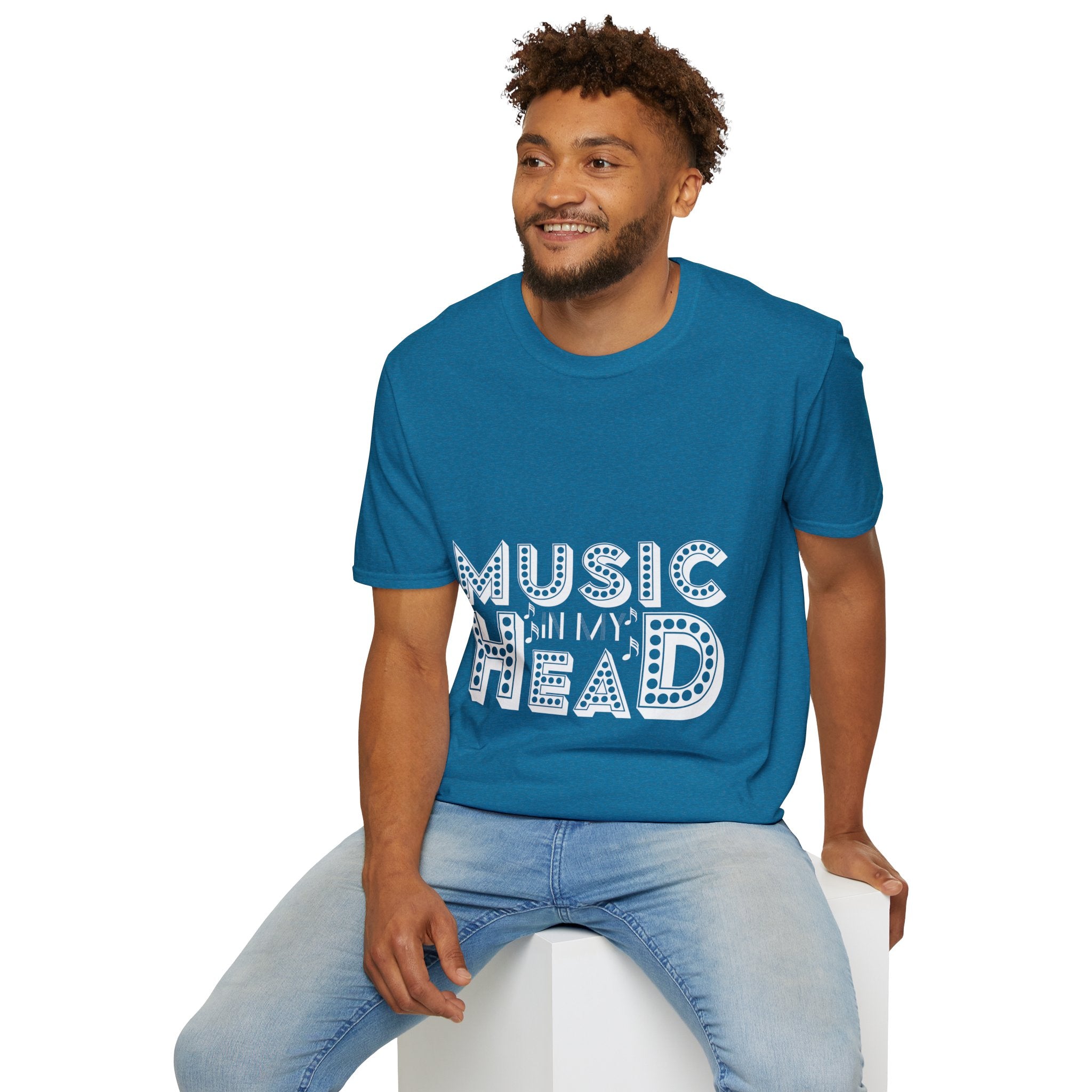 "Music In My Head" Unisex Soft style T-Shirt