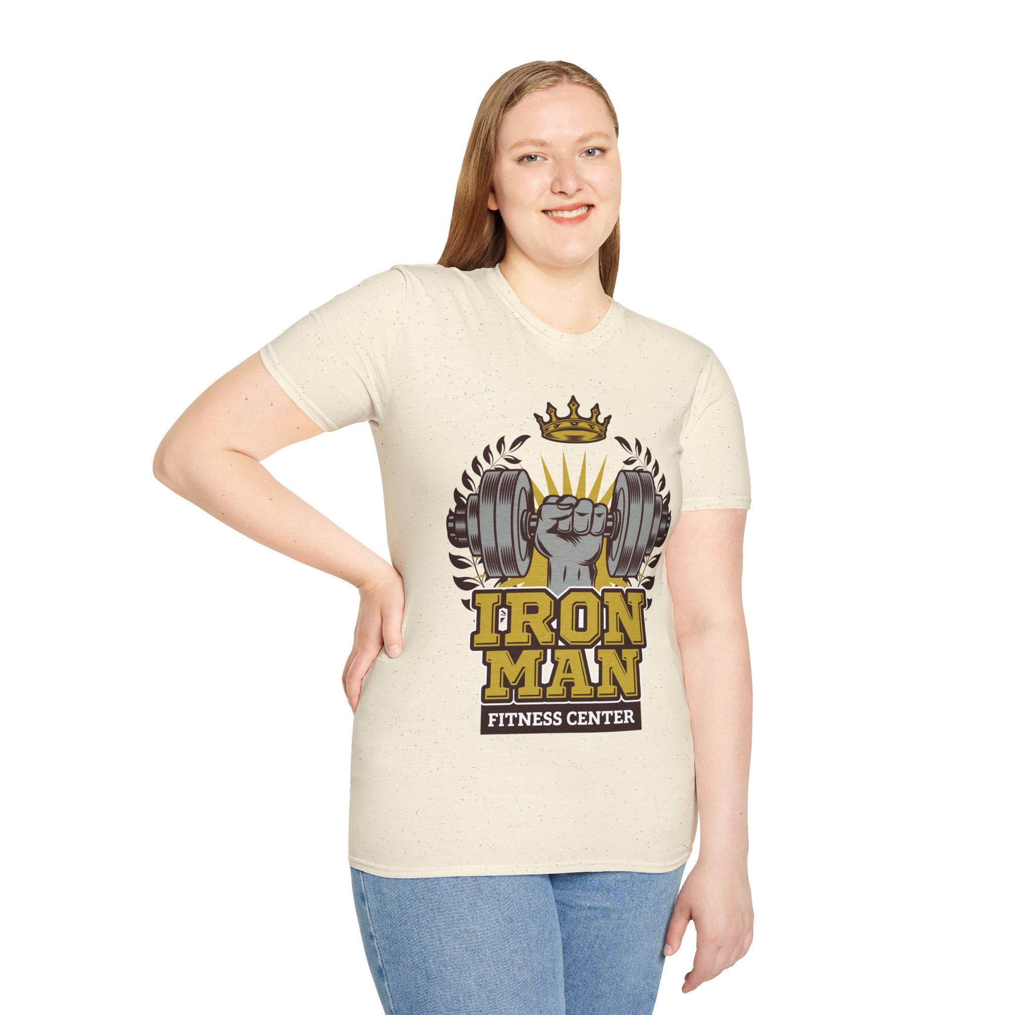 "IronMan Fitness Centre" Unisex Soft style T-Shirt