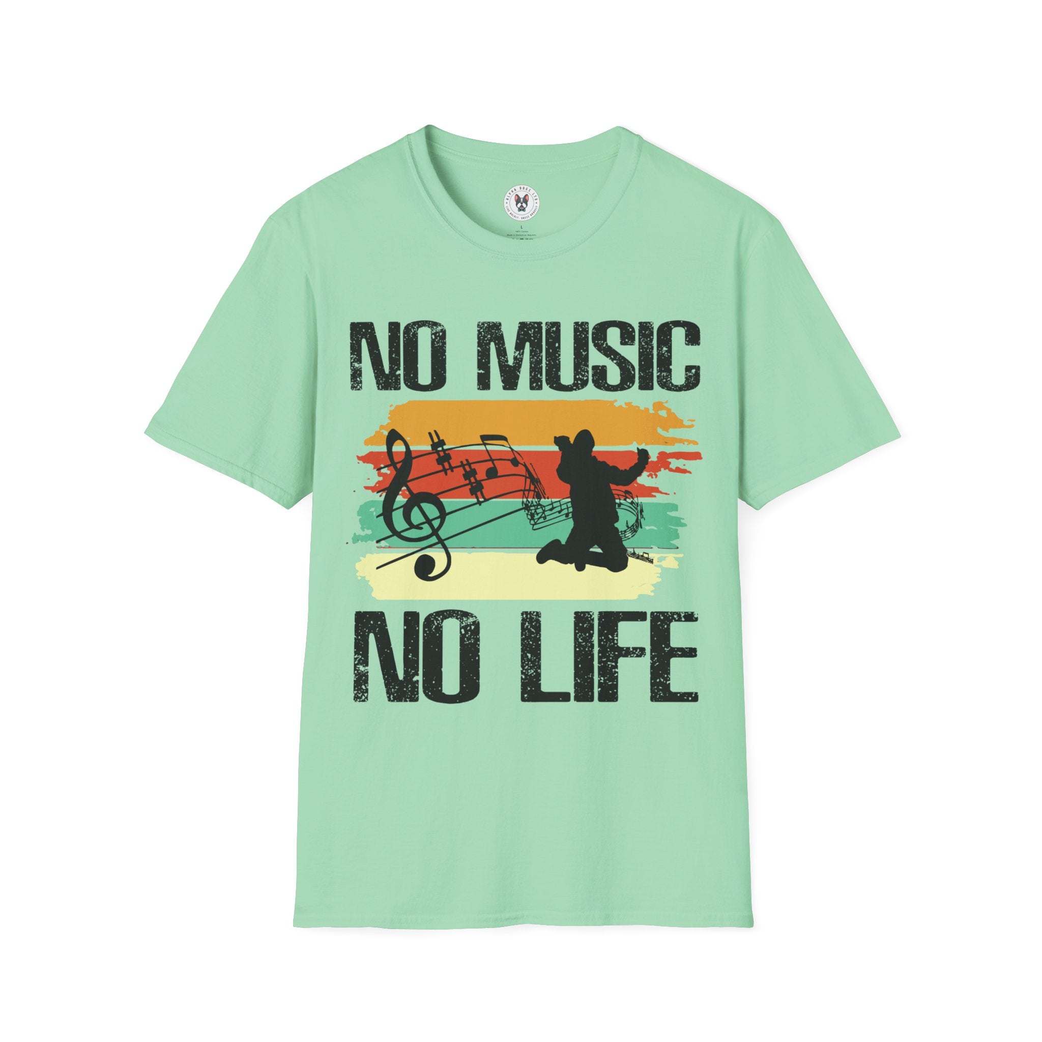 "No Music No Life"  Unisex Soft style T-Shirt