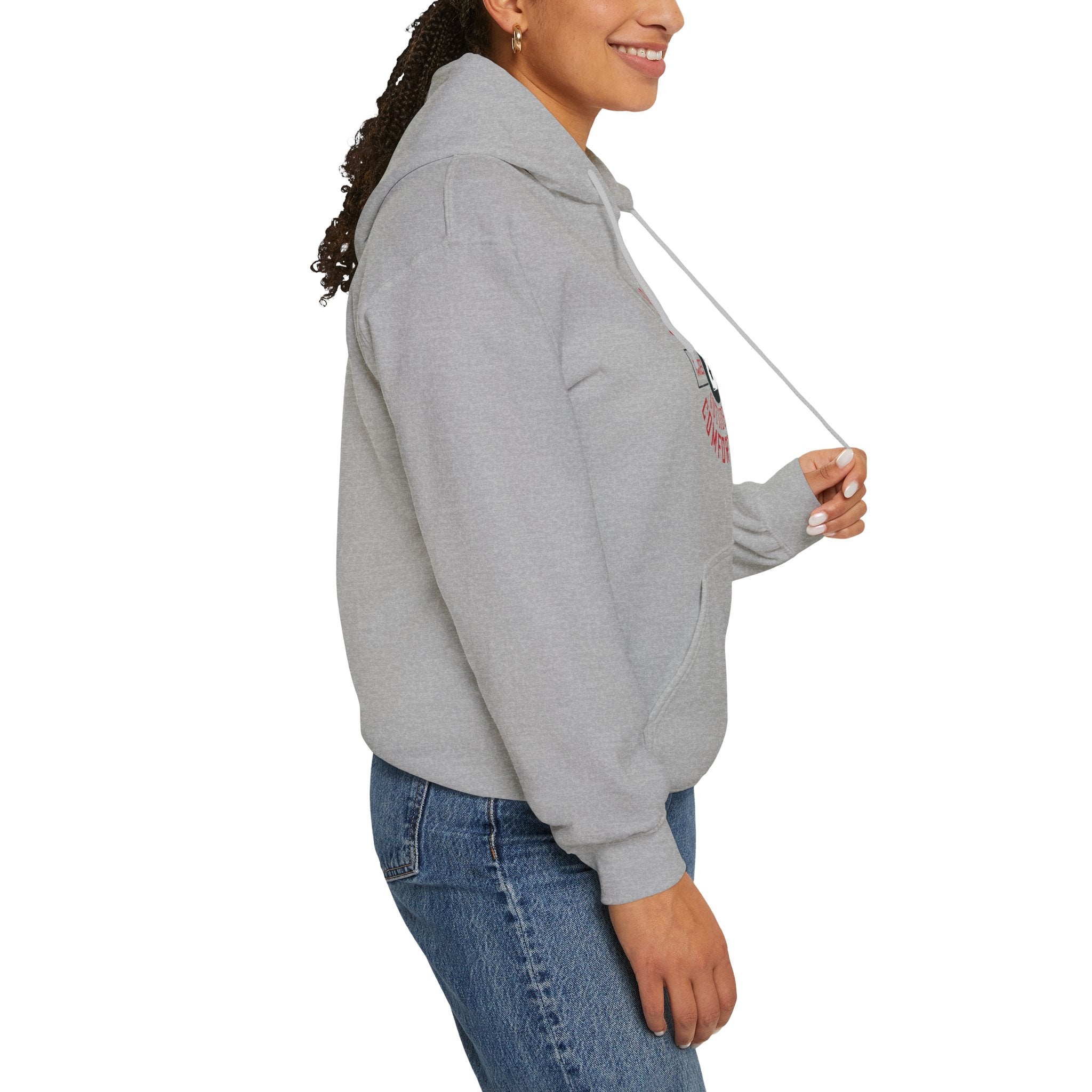 "All ProgressTakes Place Outside Of Comfort Zone" Unisex Heavy Blend™ Hooded Sweatshirt