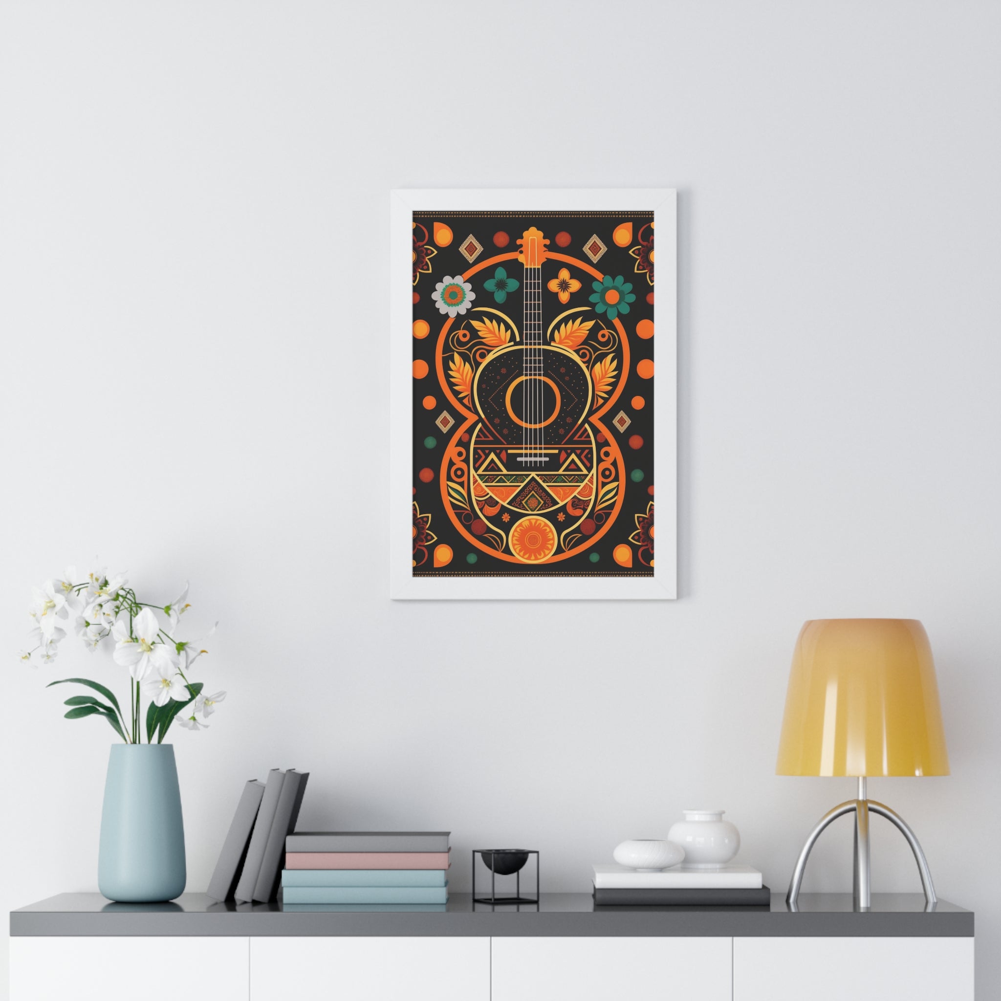 "BOHO" Framed Vertical Poster