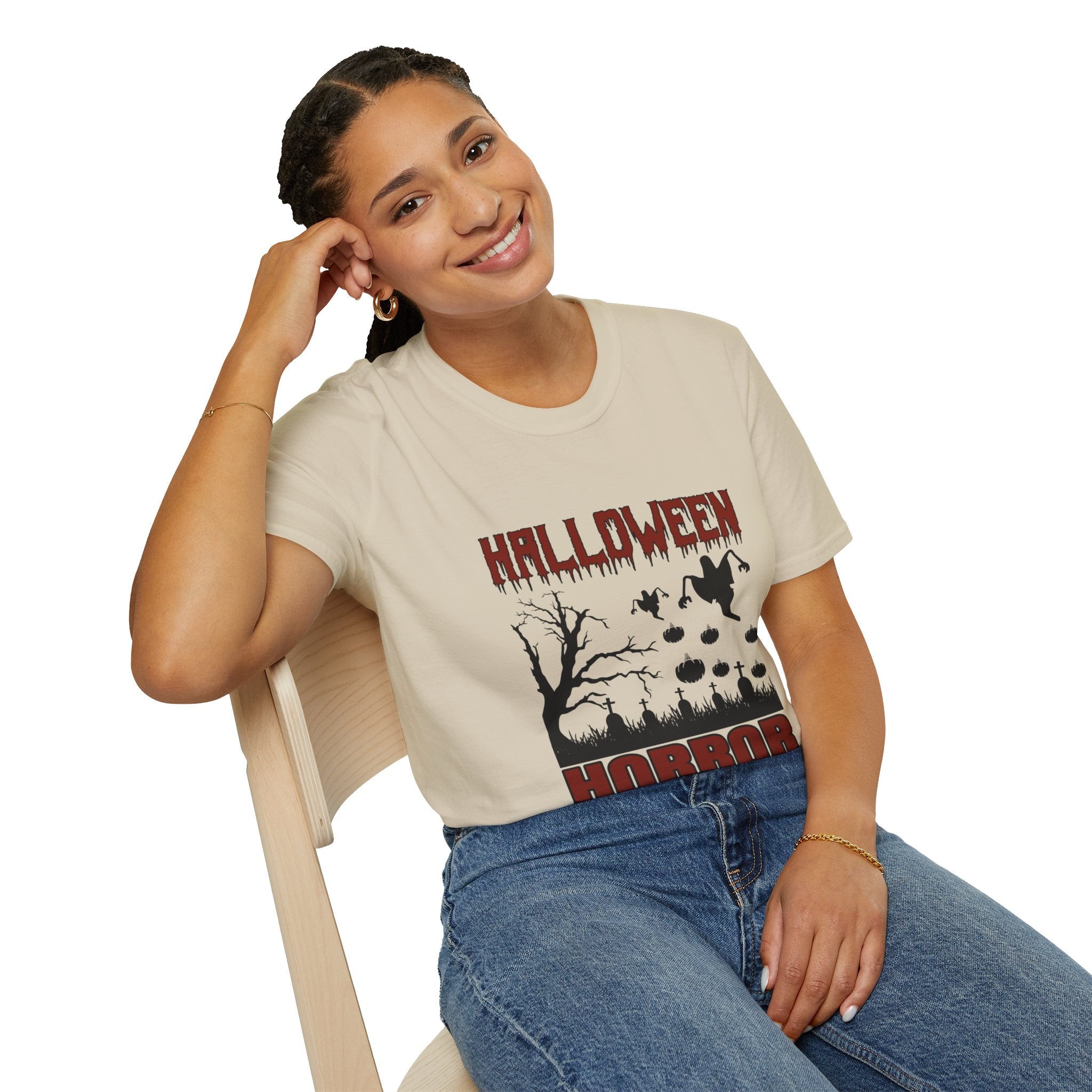 "HALLOWEEN HORROR" Unisex Soft style T-Shirt