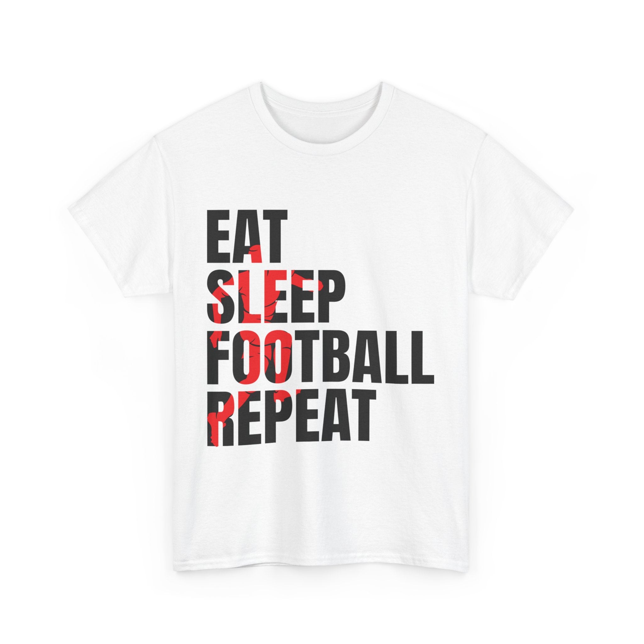 FIFA " Eat Sleep Football Repeat" Unisex Heavy Cotton Tee