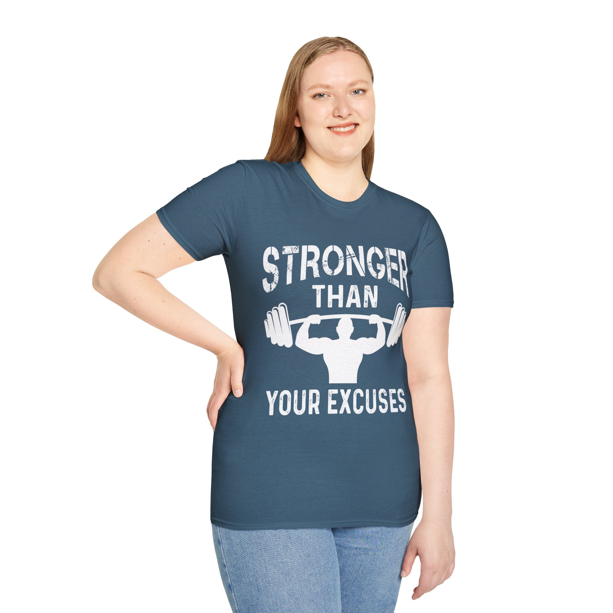 "Stronger Than Your Excuses" Unisex Soft style T-Shirt