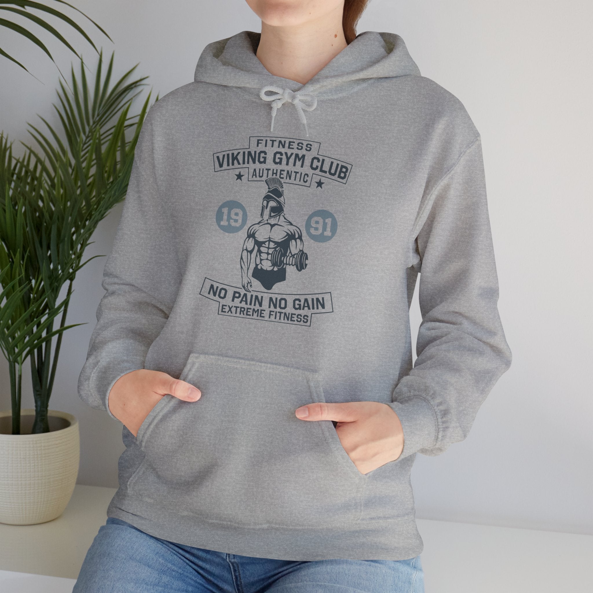 "No Pain No Gain"  Unisex Heavy Blend™ Hooded Sweatshirt