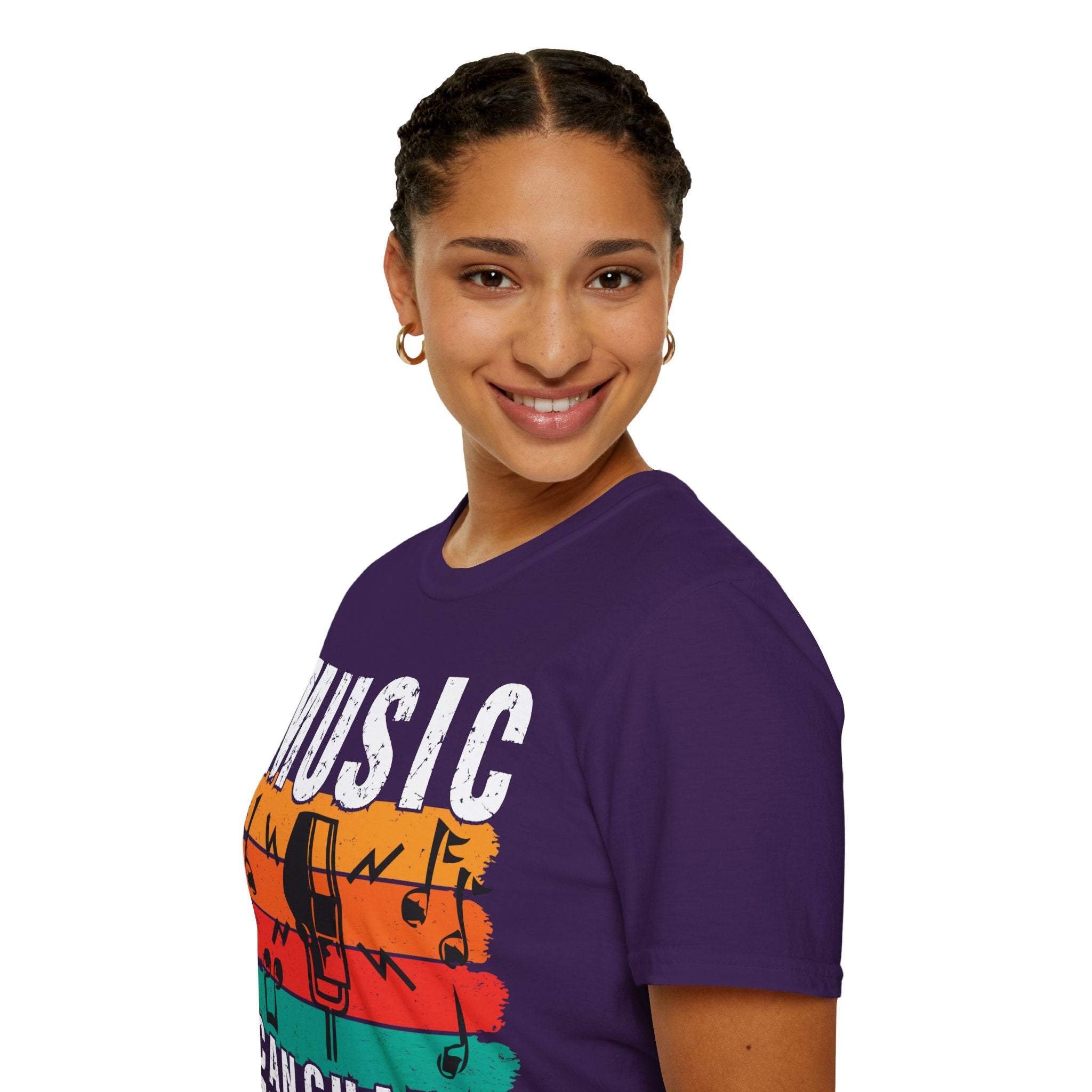 "Music Can Change The World" Unisex Soft style T-Shirt