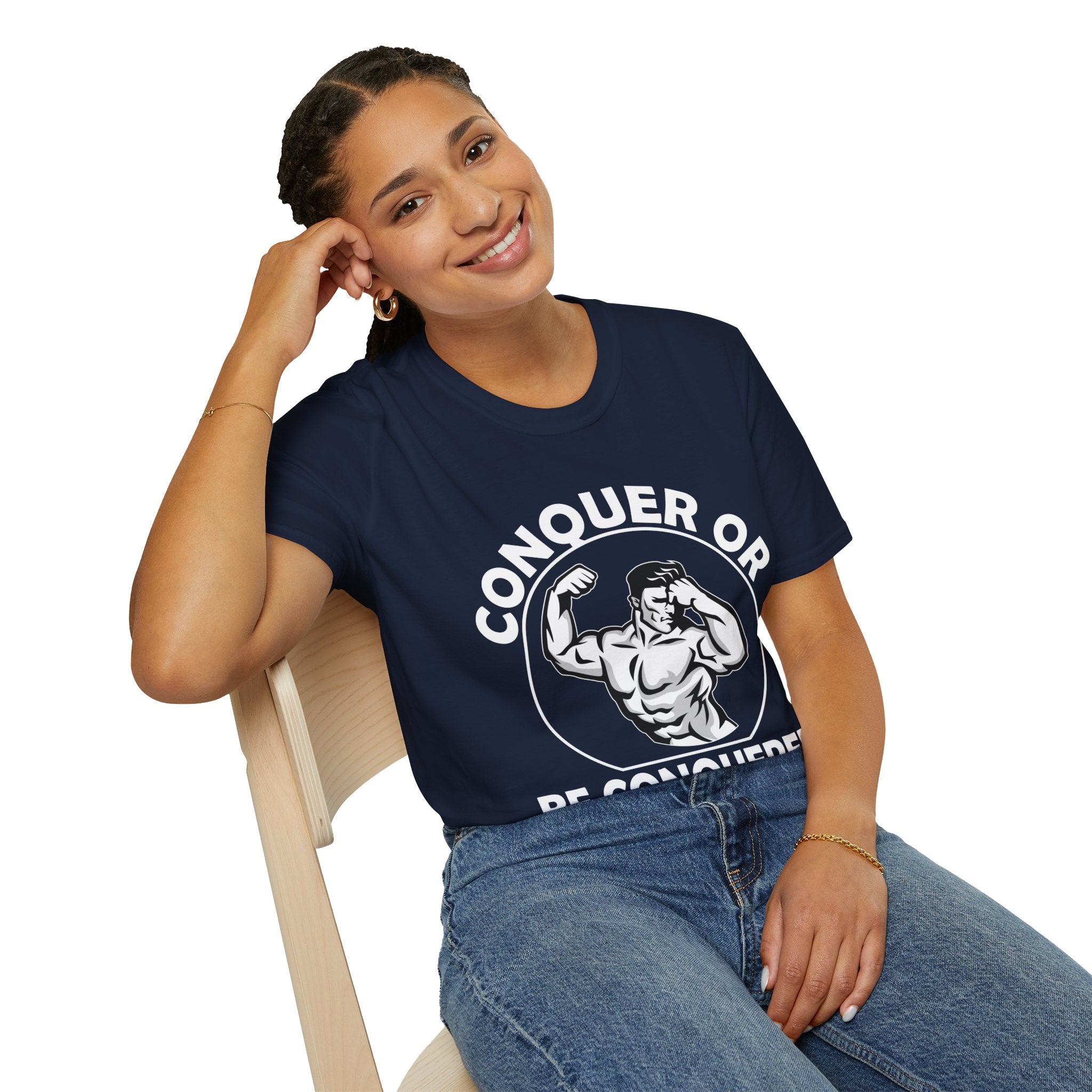 "Conquer Or Conquered" Unisex Soft style T-Shirt